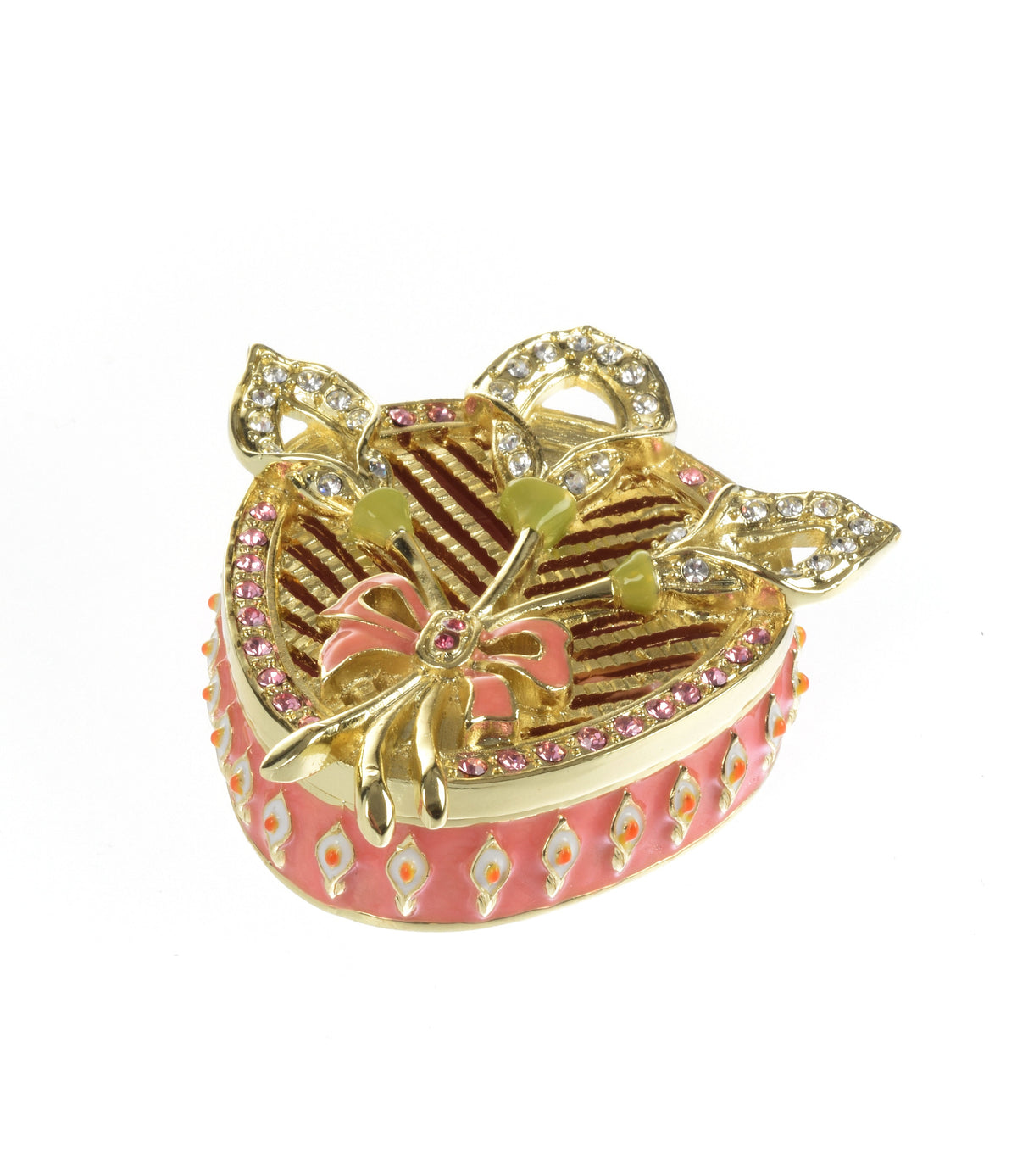 Keren Kopal Pink Beautiful Decorated Trinket Box