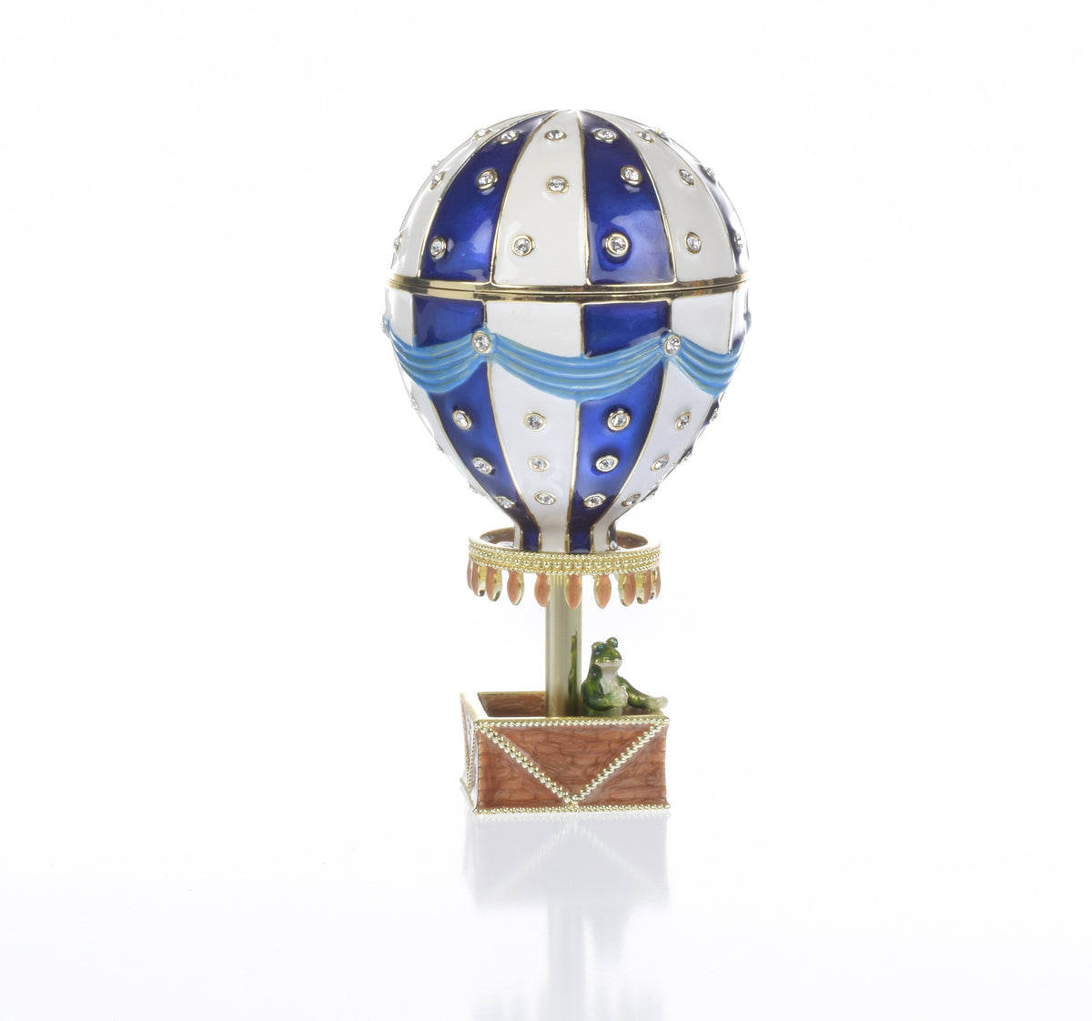 Keren Kopal Blue Hot air balloon with frog Limited edition 1-250