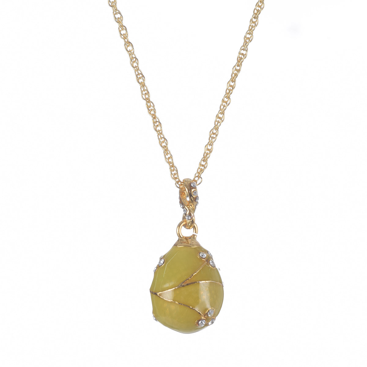 Keren Kopal Yellow Egg Pendant Gold Necklace