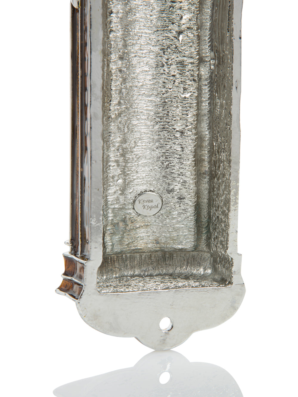 Keren Kopal Brown Modern Holy Ark Mezuzah