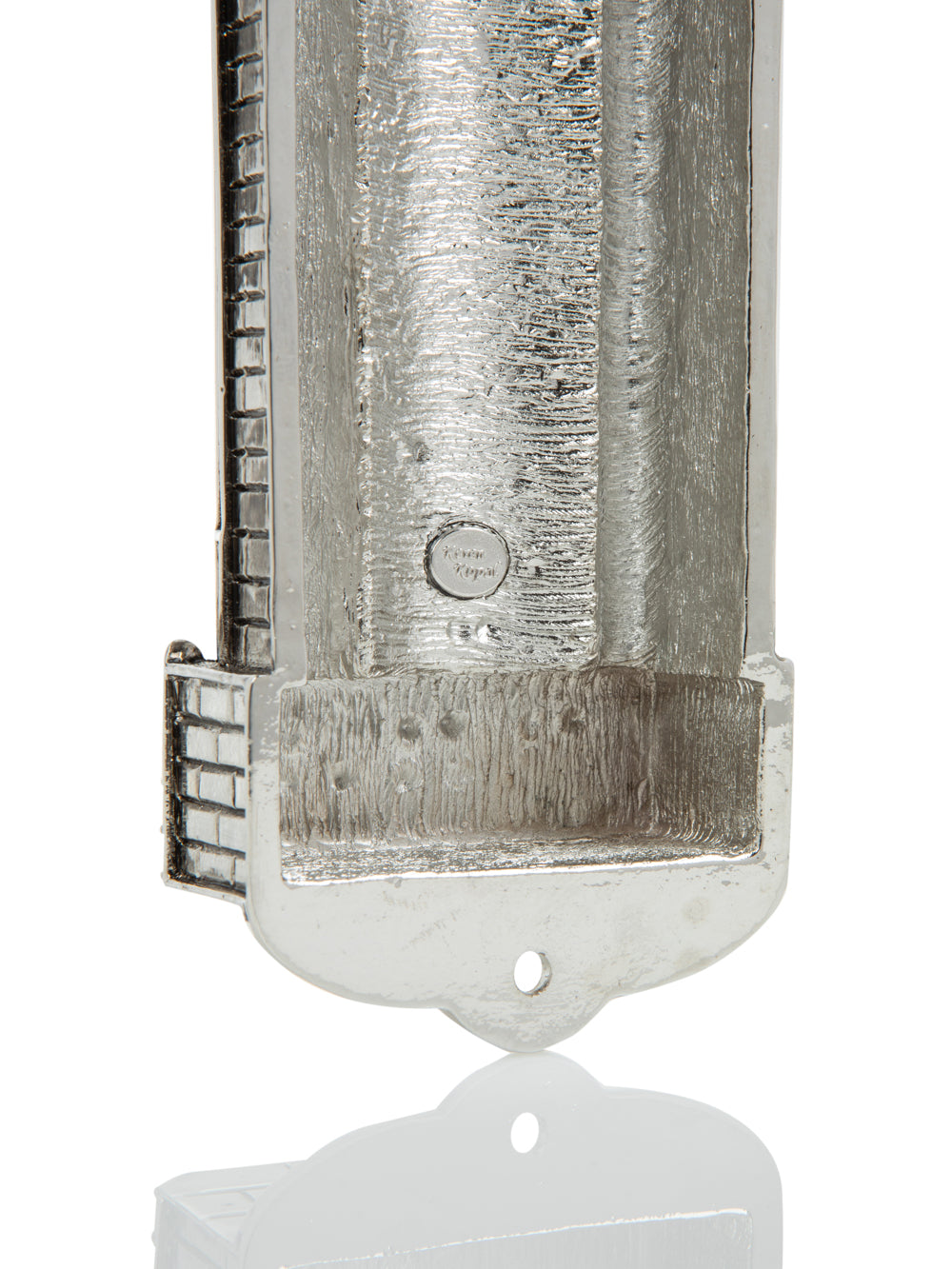 Keren Kopal Silver Western Wall style Mezuzah