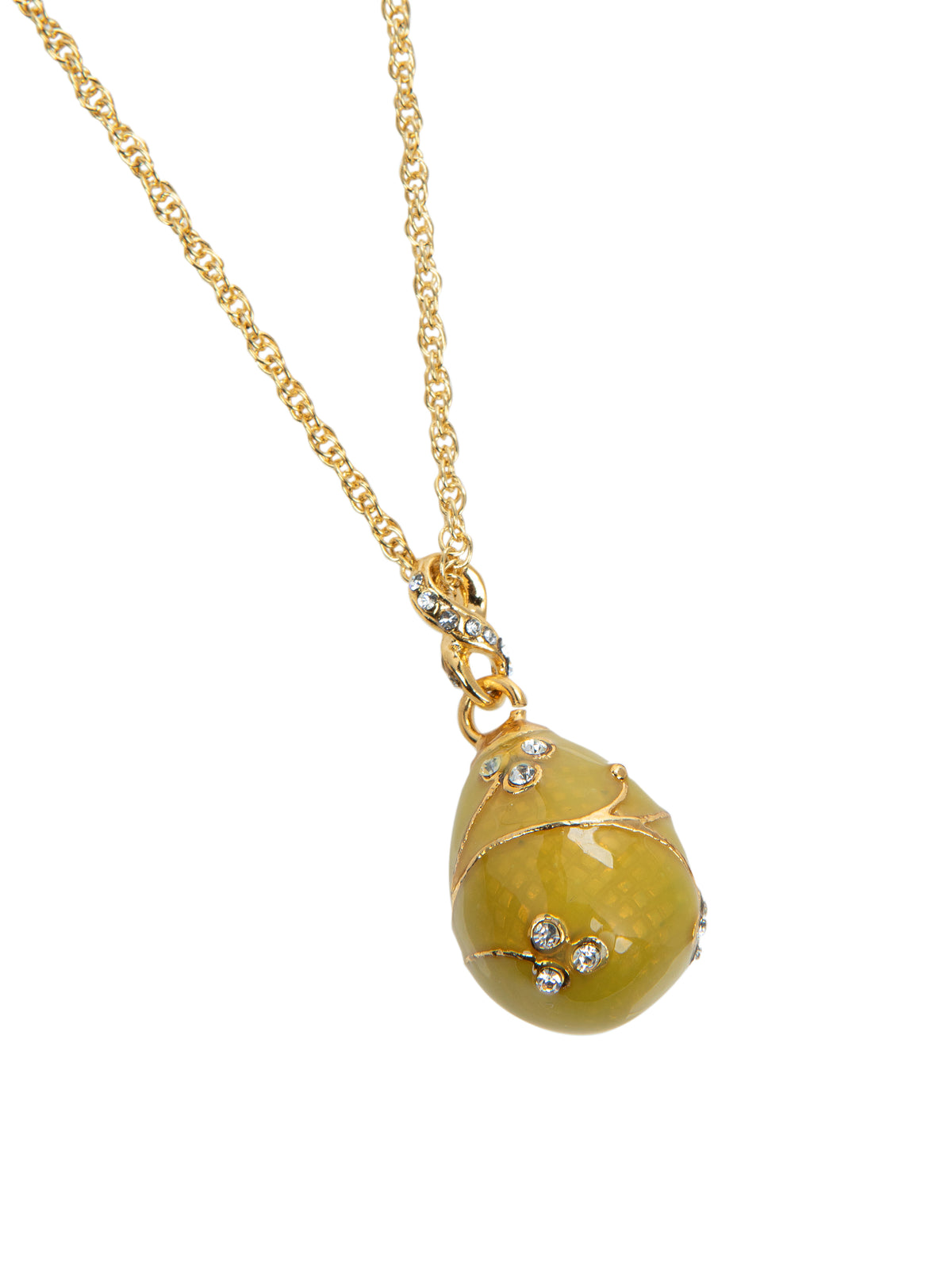 Keren Kopal Yellow Egg Pendant Gold Necklace