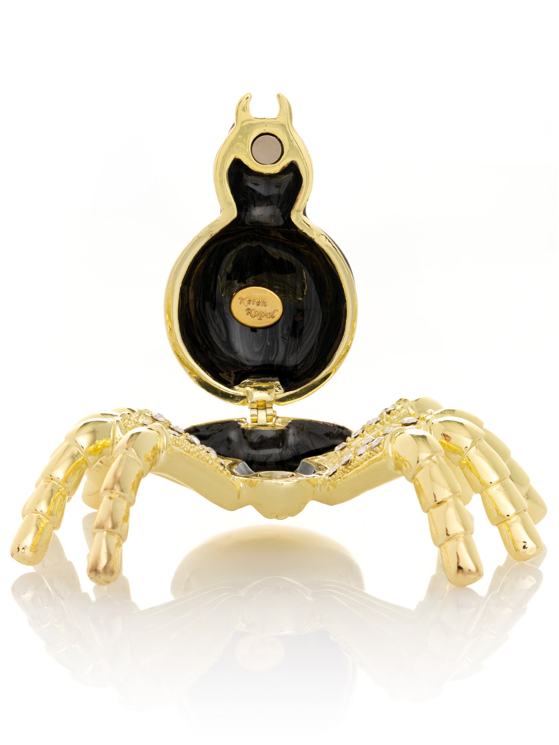 Keren Kopal Gold & Black Tarantula Spider