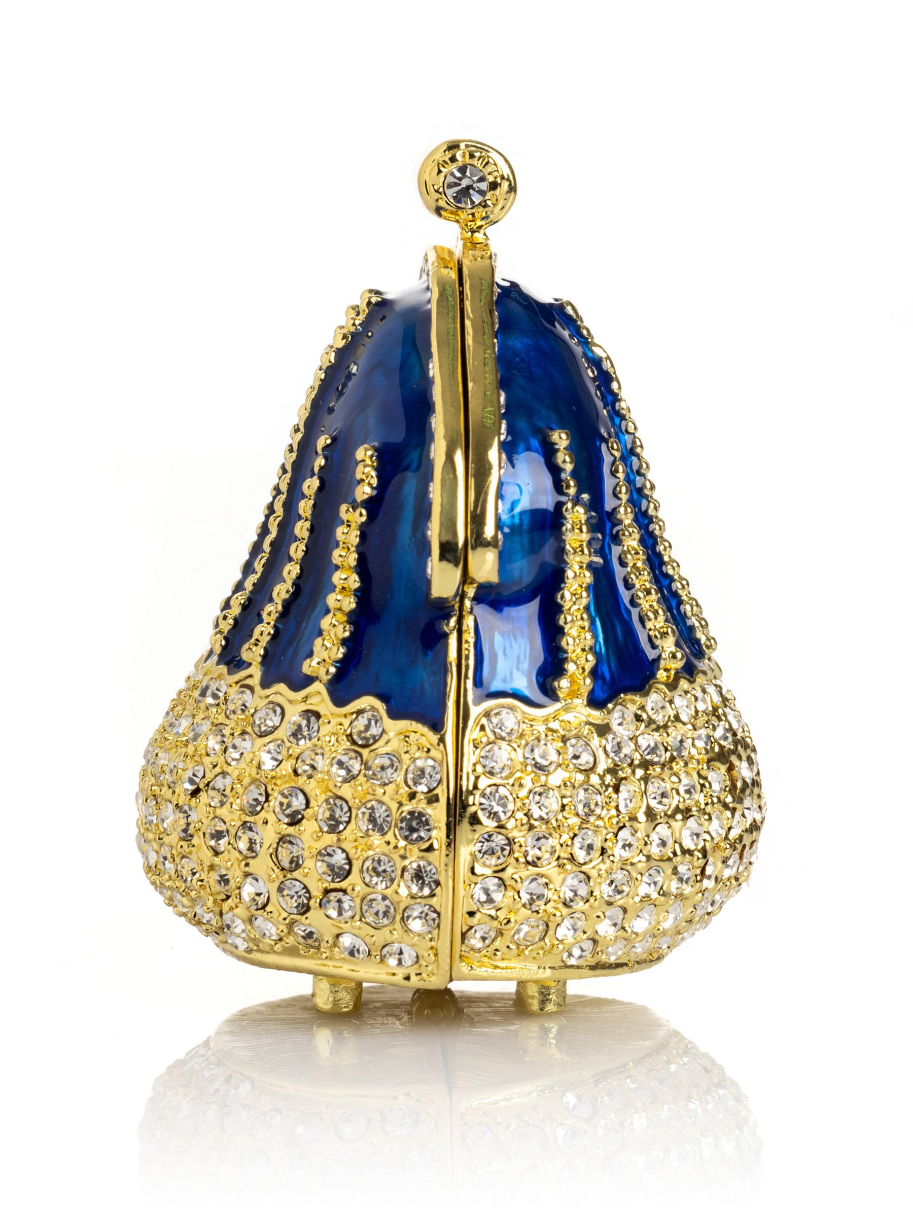 Keren Kopal Golden Blue Purse Trinket Box