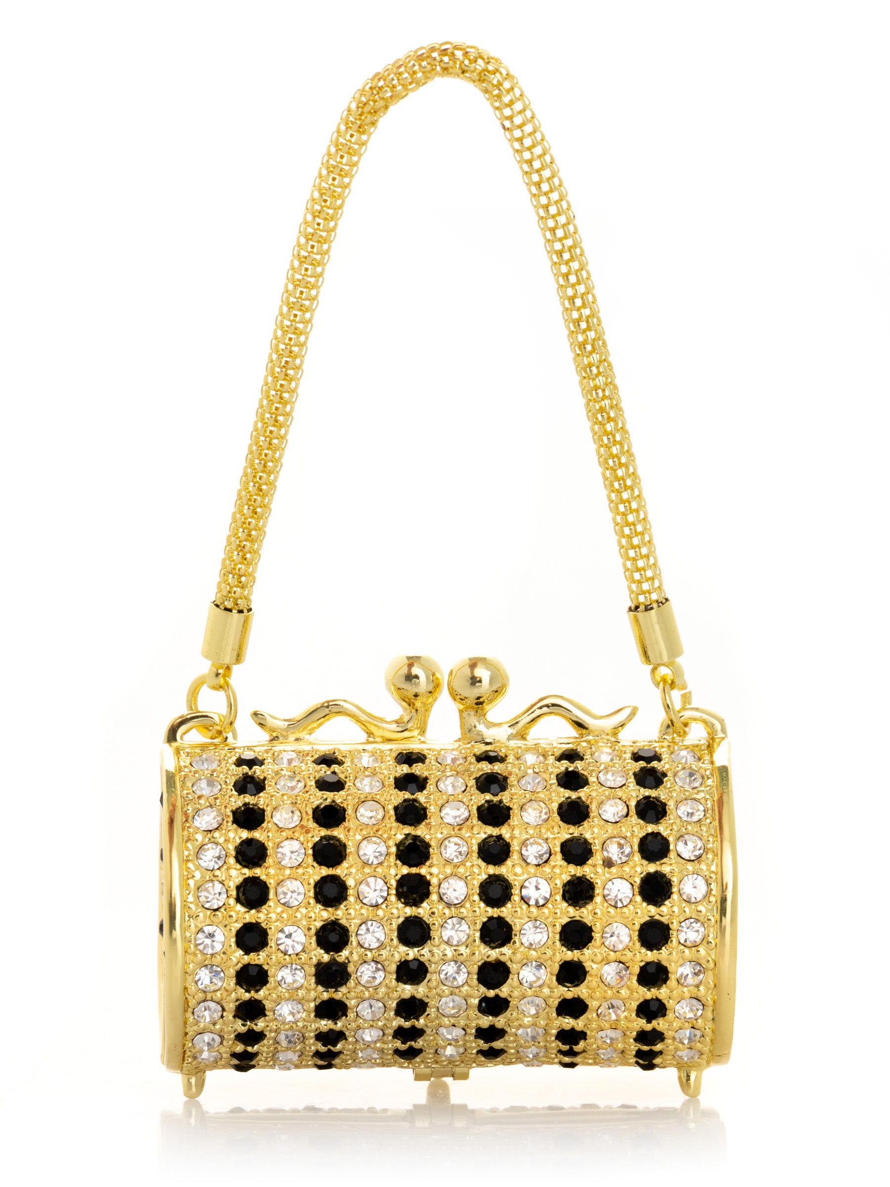 Keren Kopal Bright Golden Black Handbag