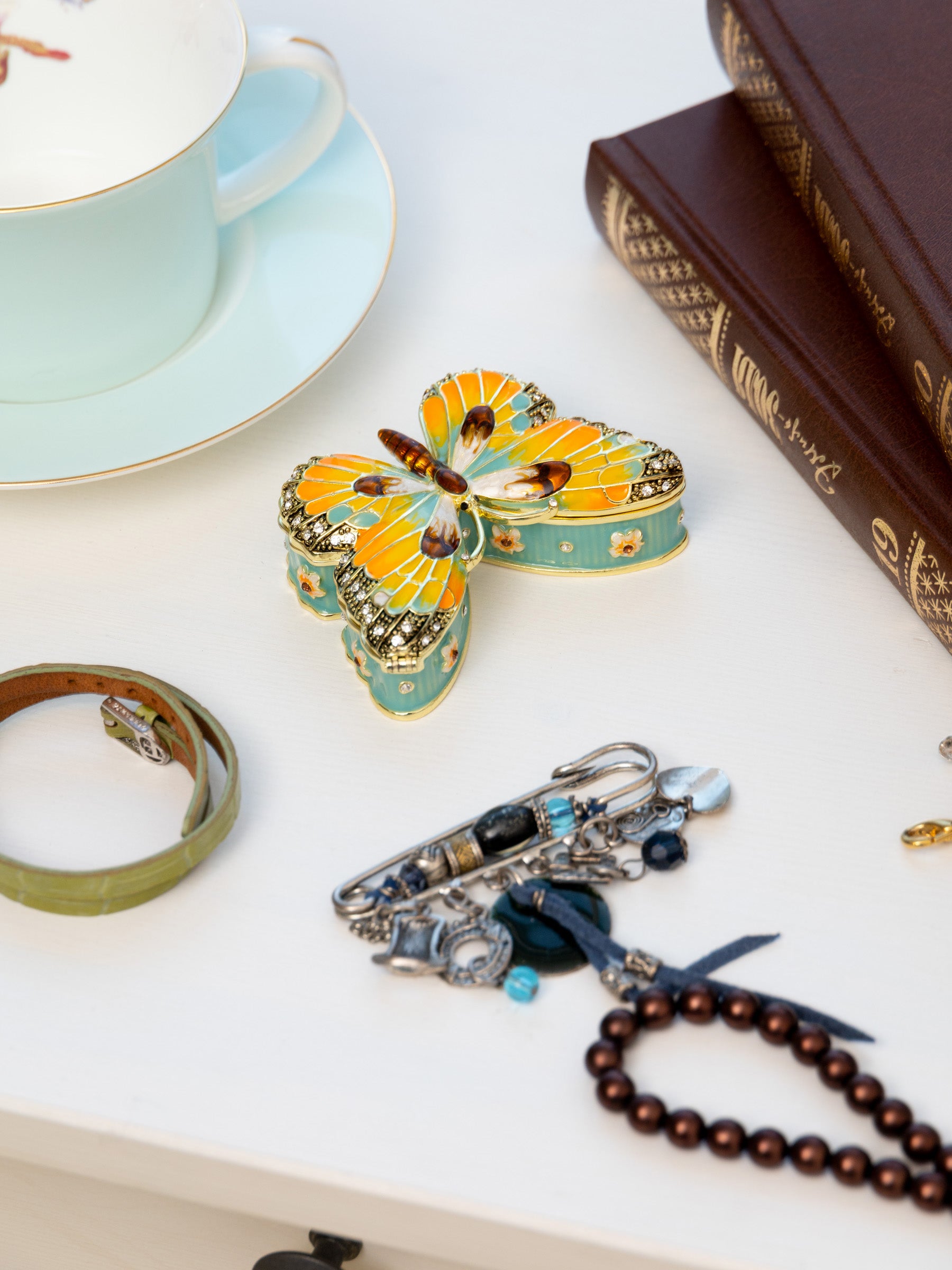 Keren Kopal Butterfly Trinket Box