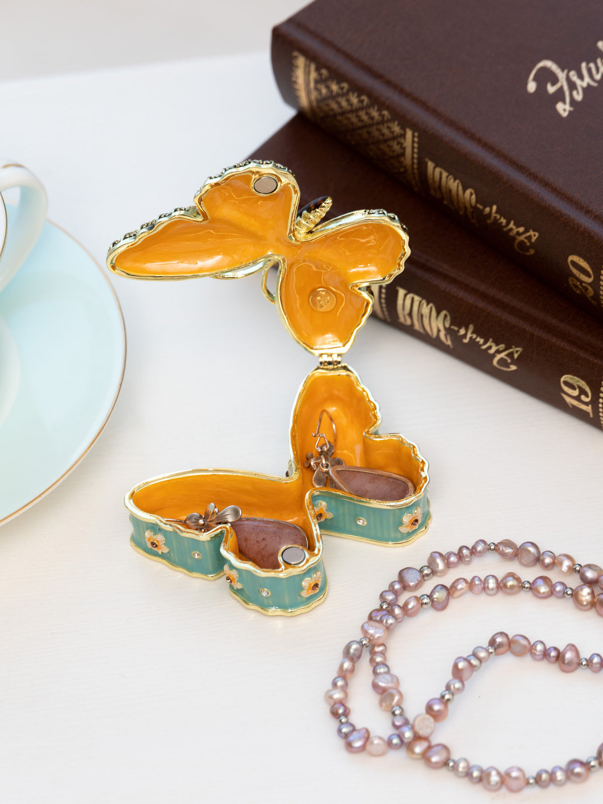 Keren Kopal Butterfly Trinket Box