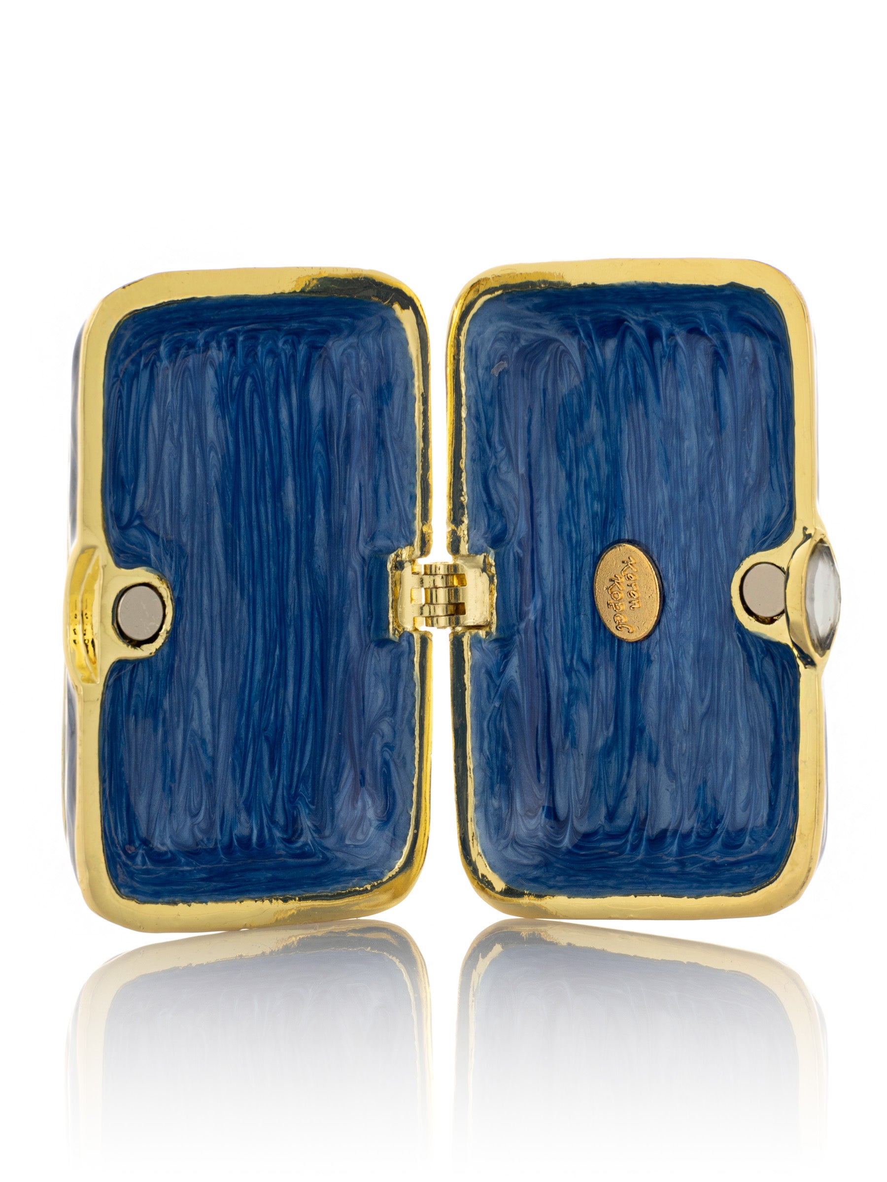 Keren Kopal Blue & Gold Box with Snake