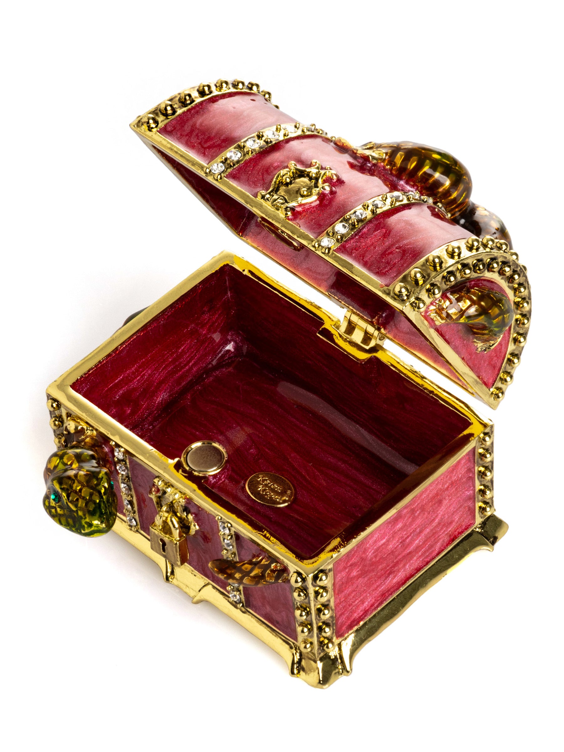 Keren Kopal Red Treasure Chest with Snake