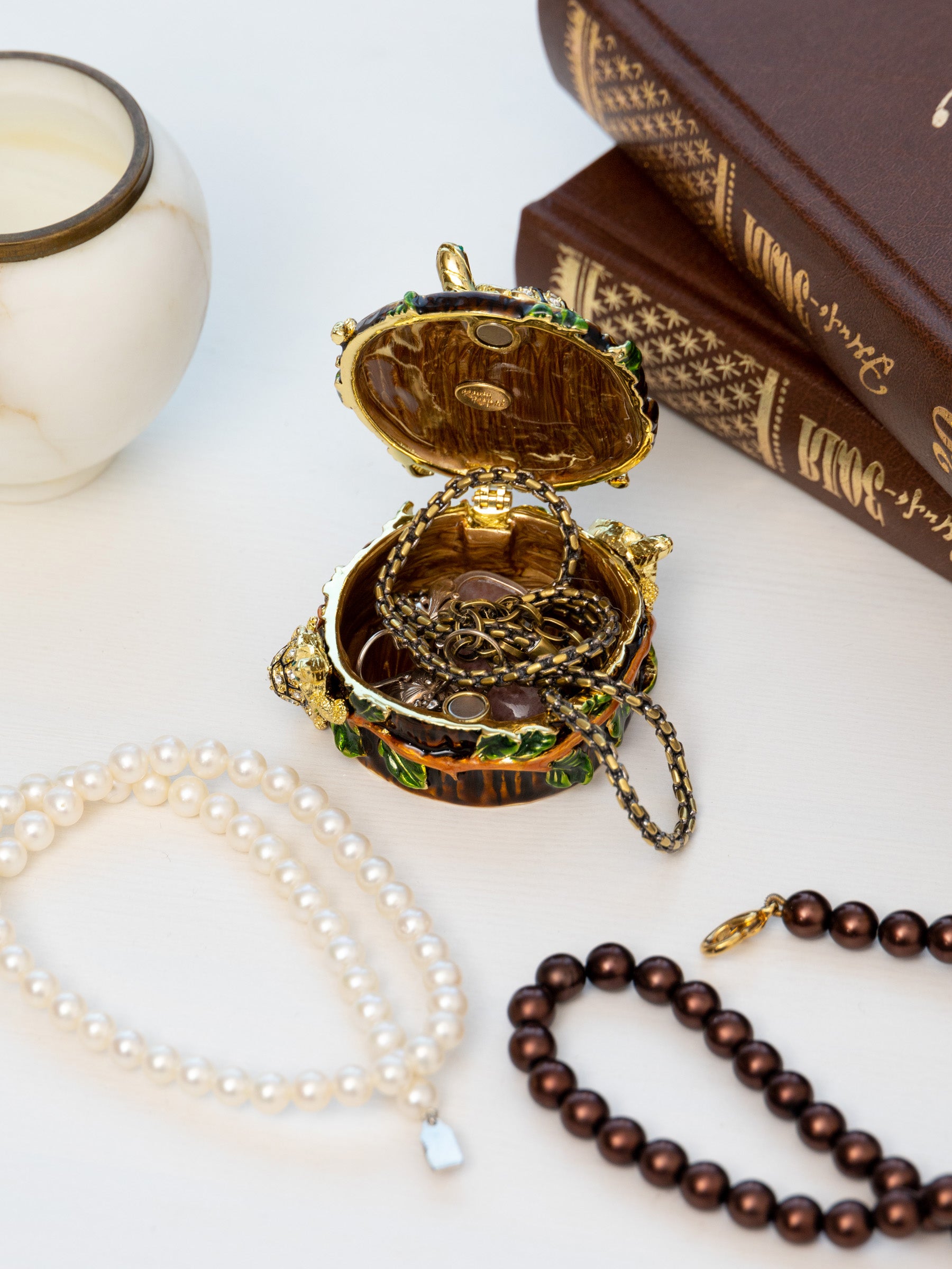 Keren Kopal Turtles on Tree Trunk