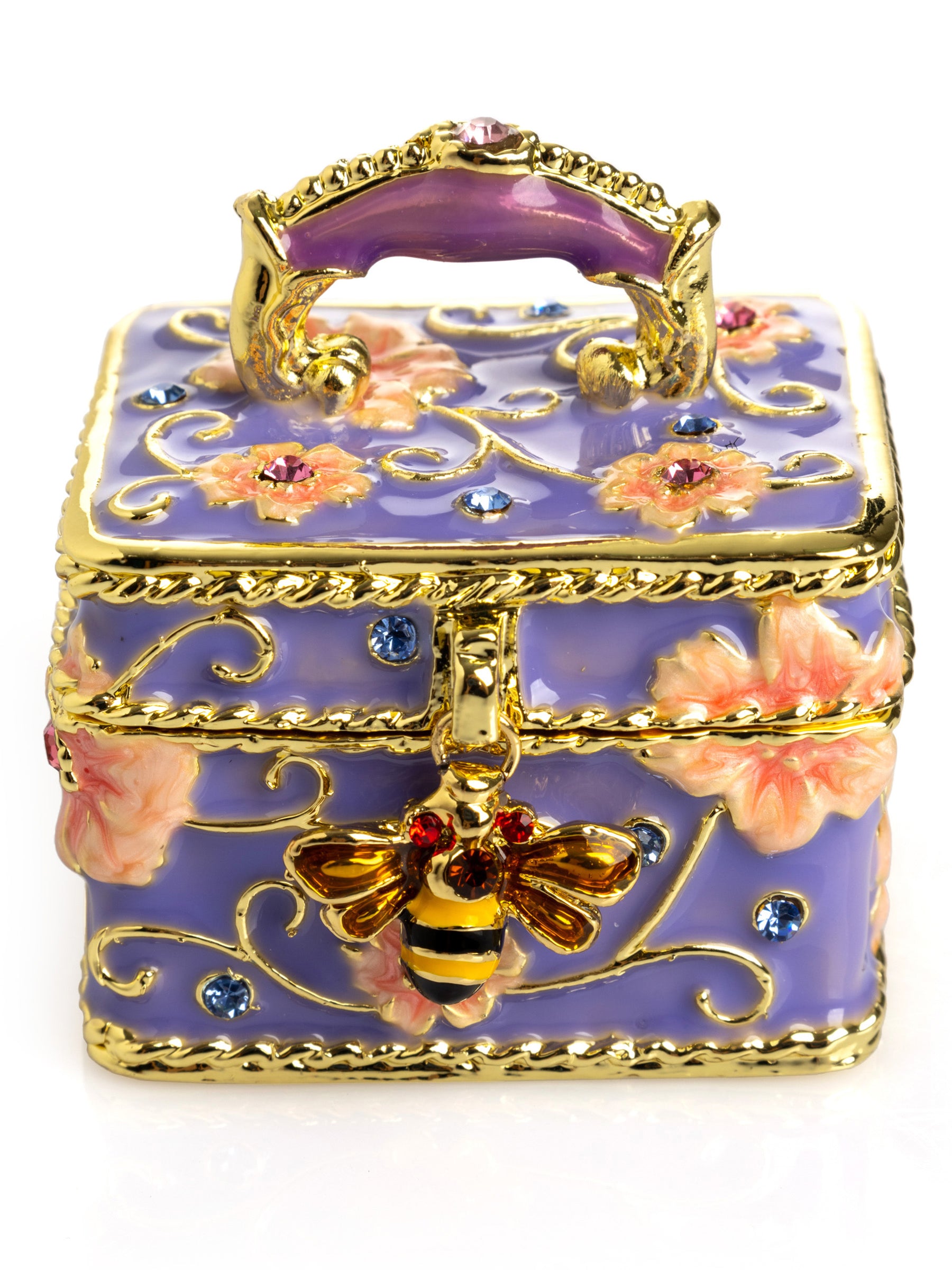 Keren Kopal vintage travel Bag with a Bee Lock