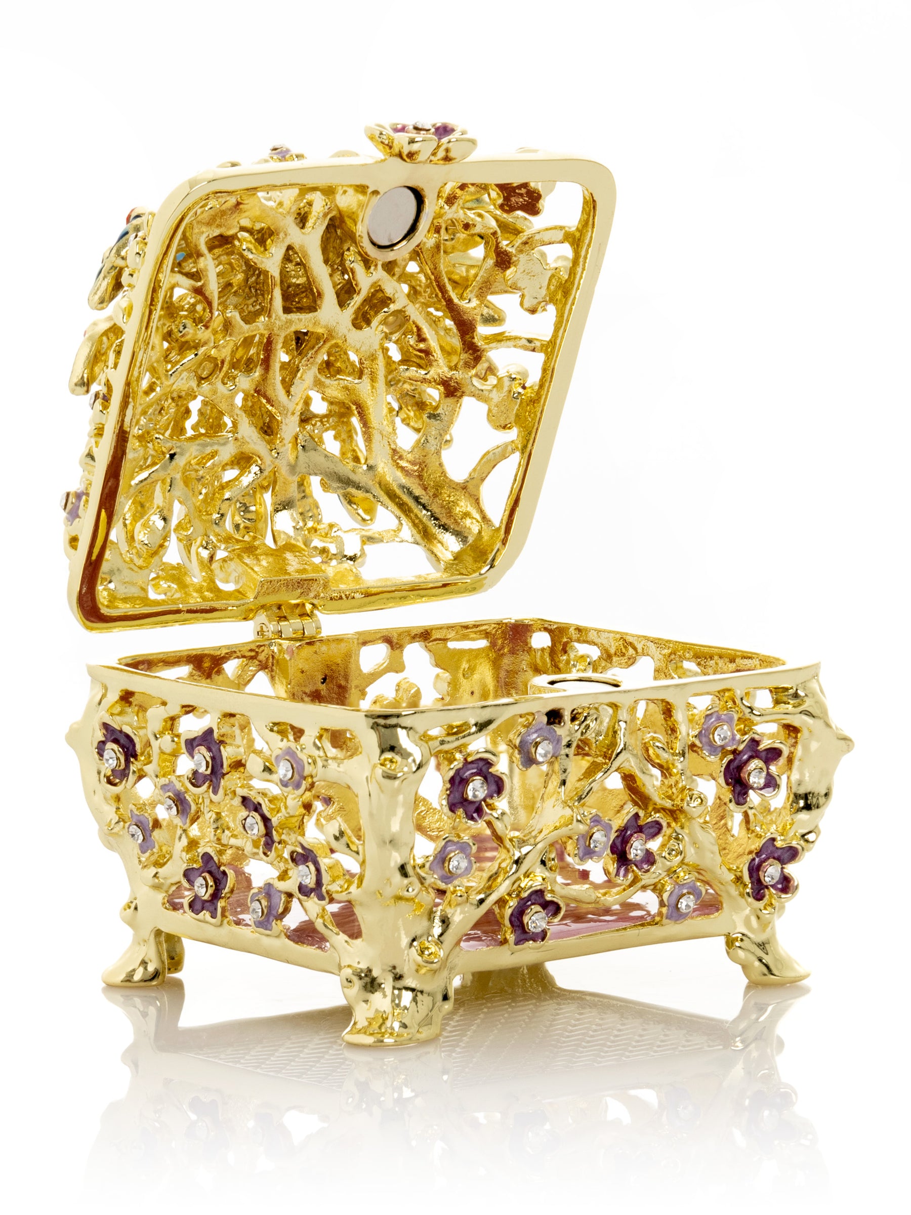 Keren Kopal Peacock Trinket Box