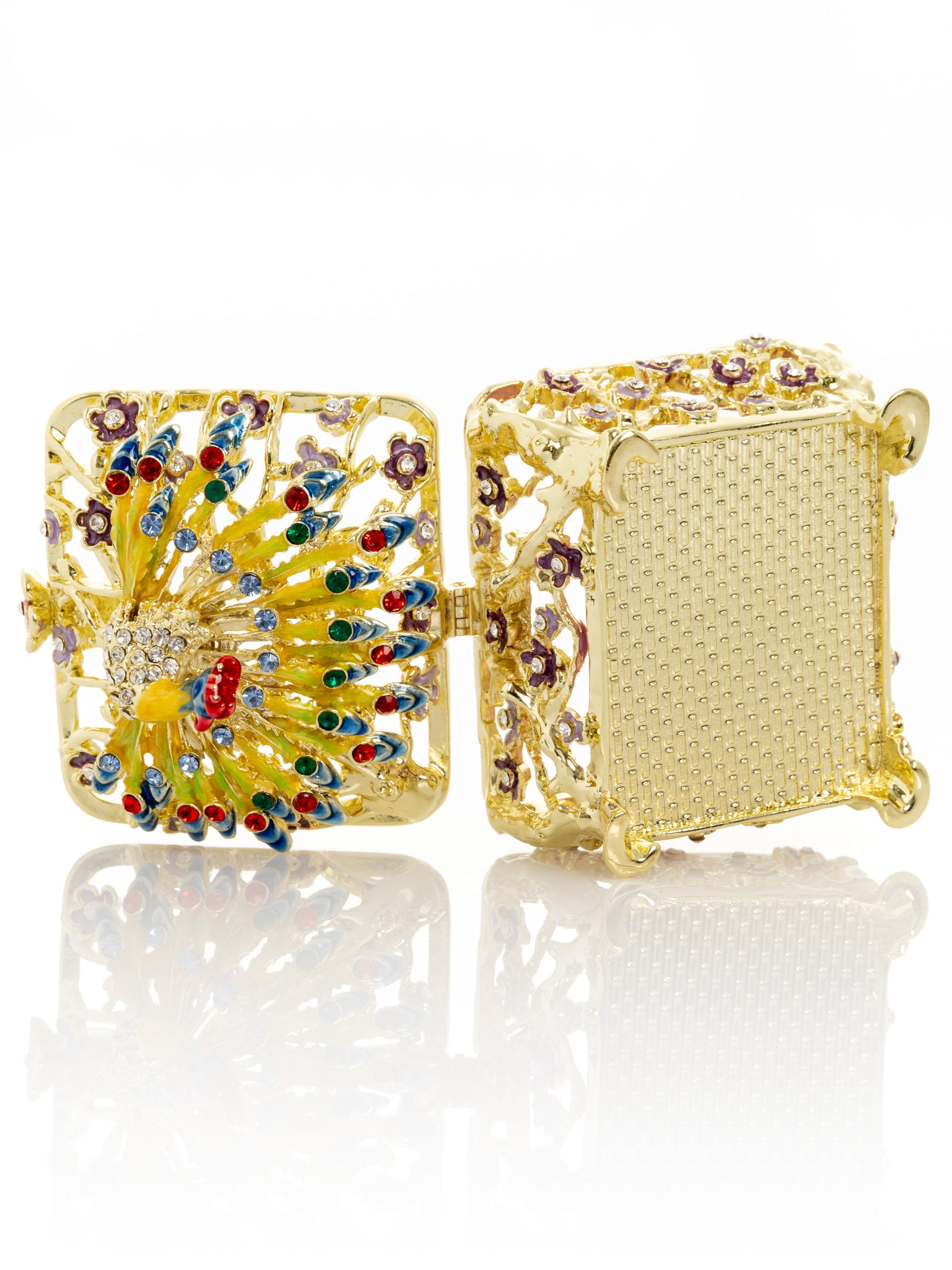 Keren Kopal Peacock Trinket Box