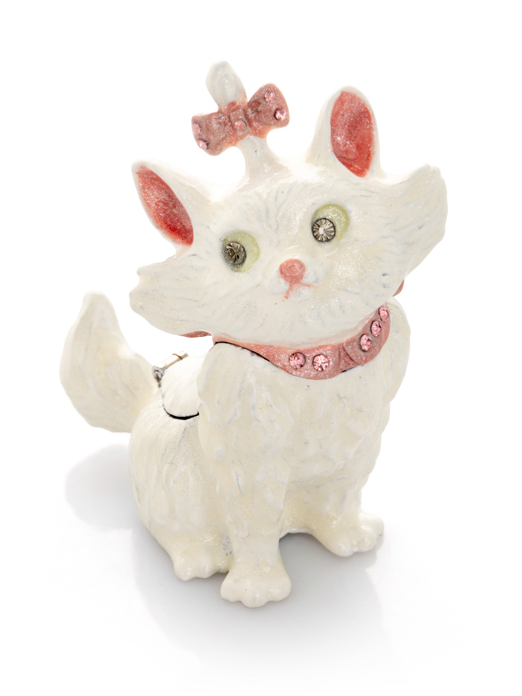 Keren Kopal Marie From Aristocats White and Pink Cat