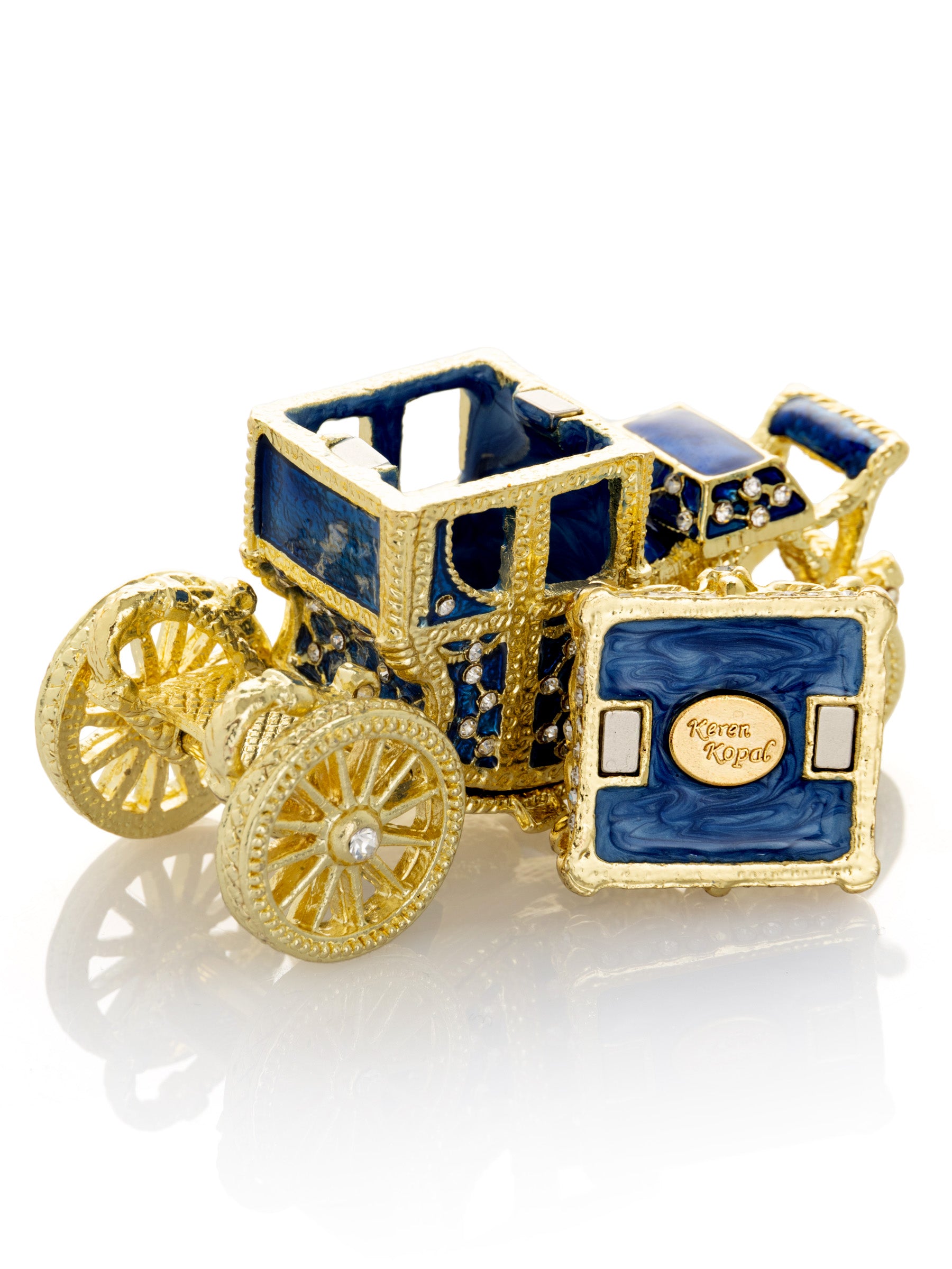 Keren Kopal Gold & Blue Carriage