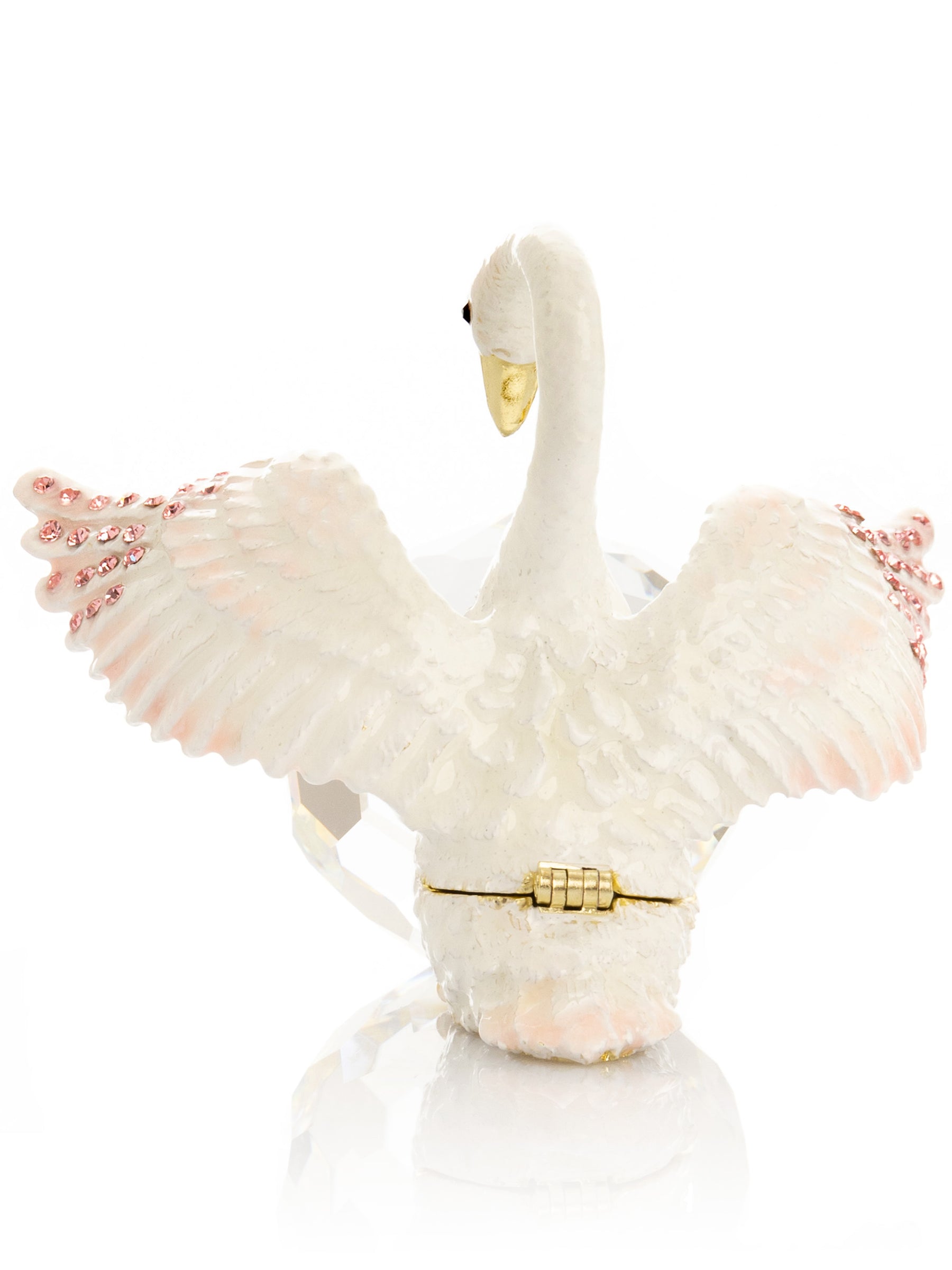 Keren Kopal White Swan Holding Crystal