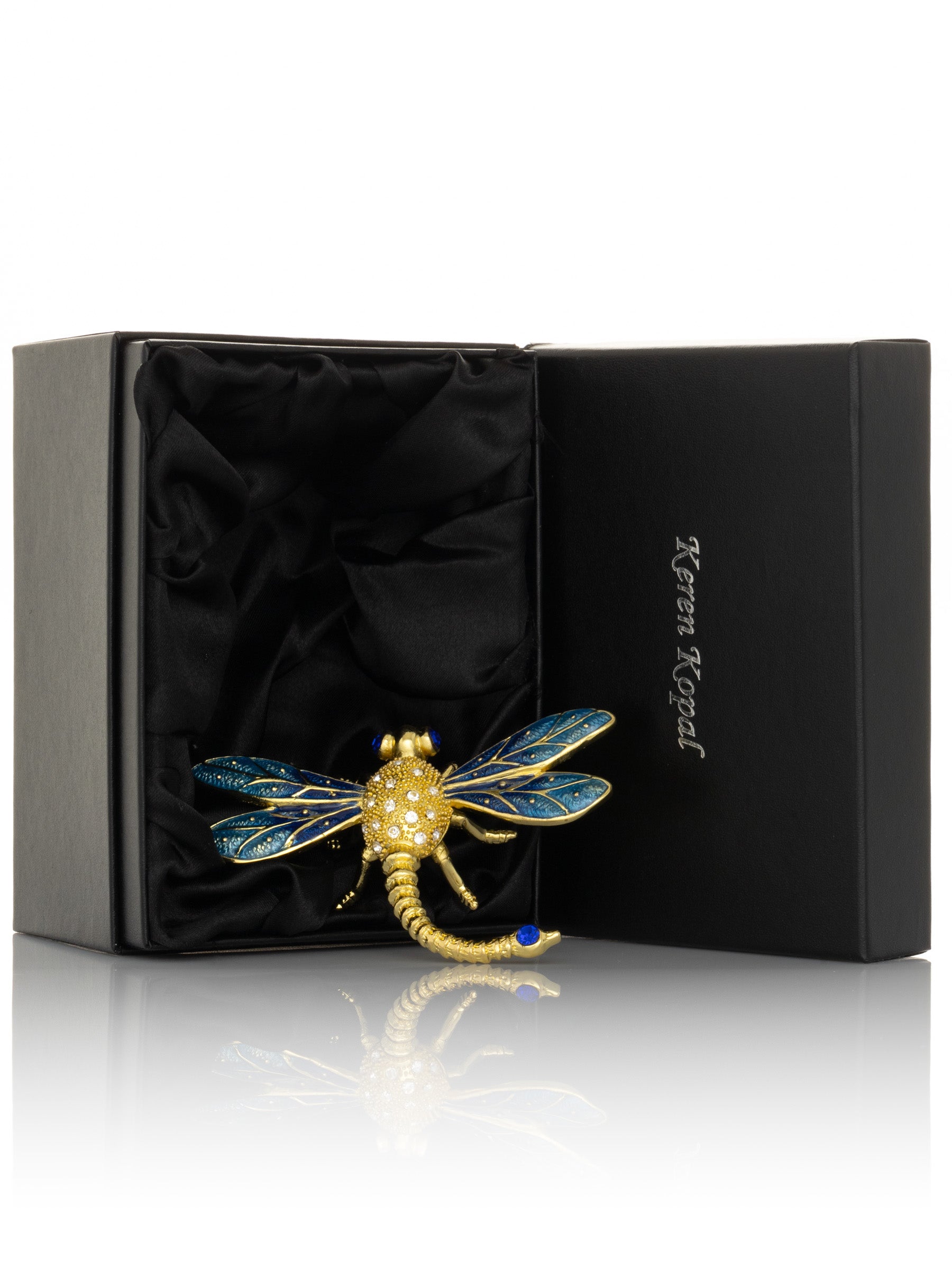 Keren Kopal Golden Blue Dragonfly