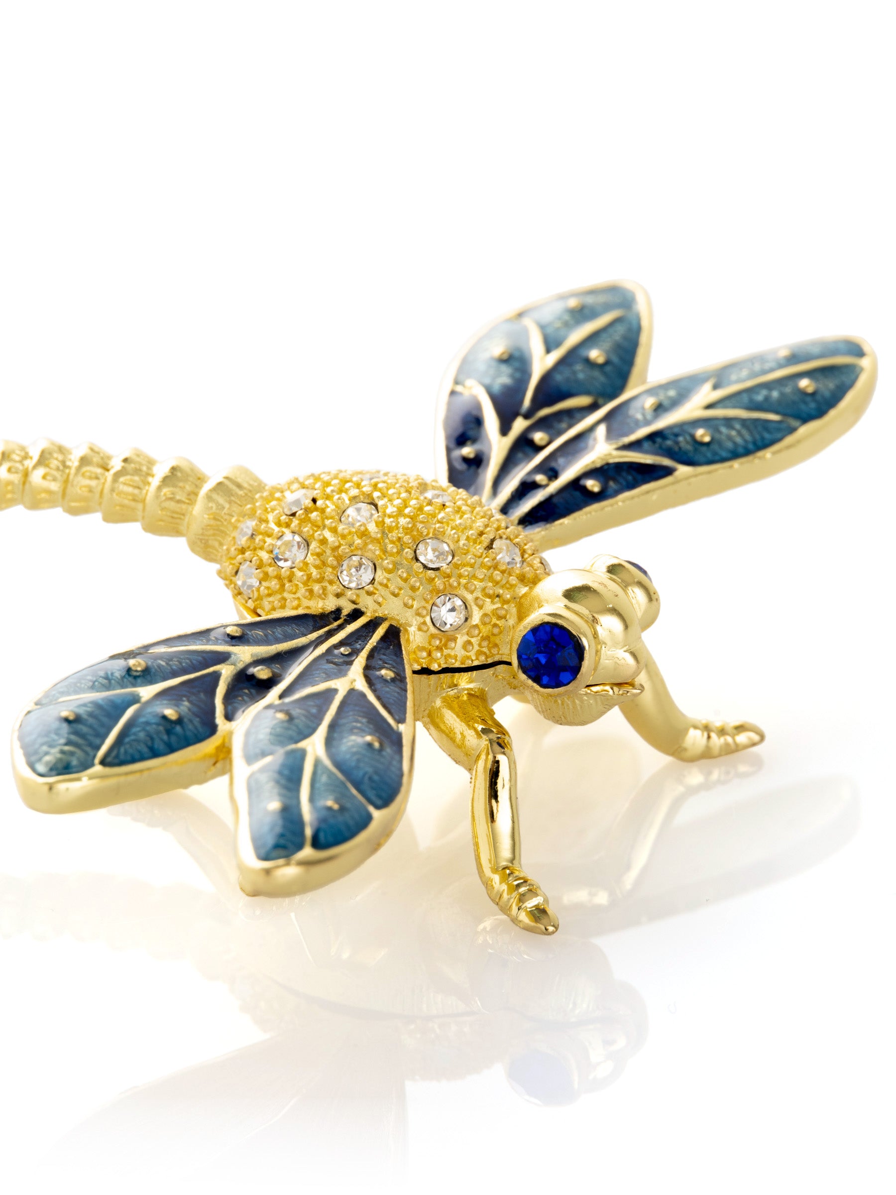 Keren Kopal Golden Blue Dragonfly