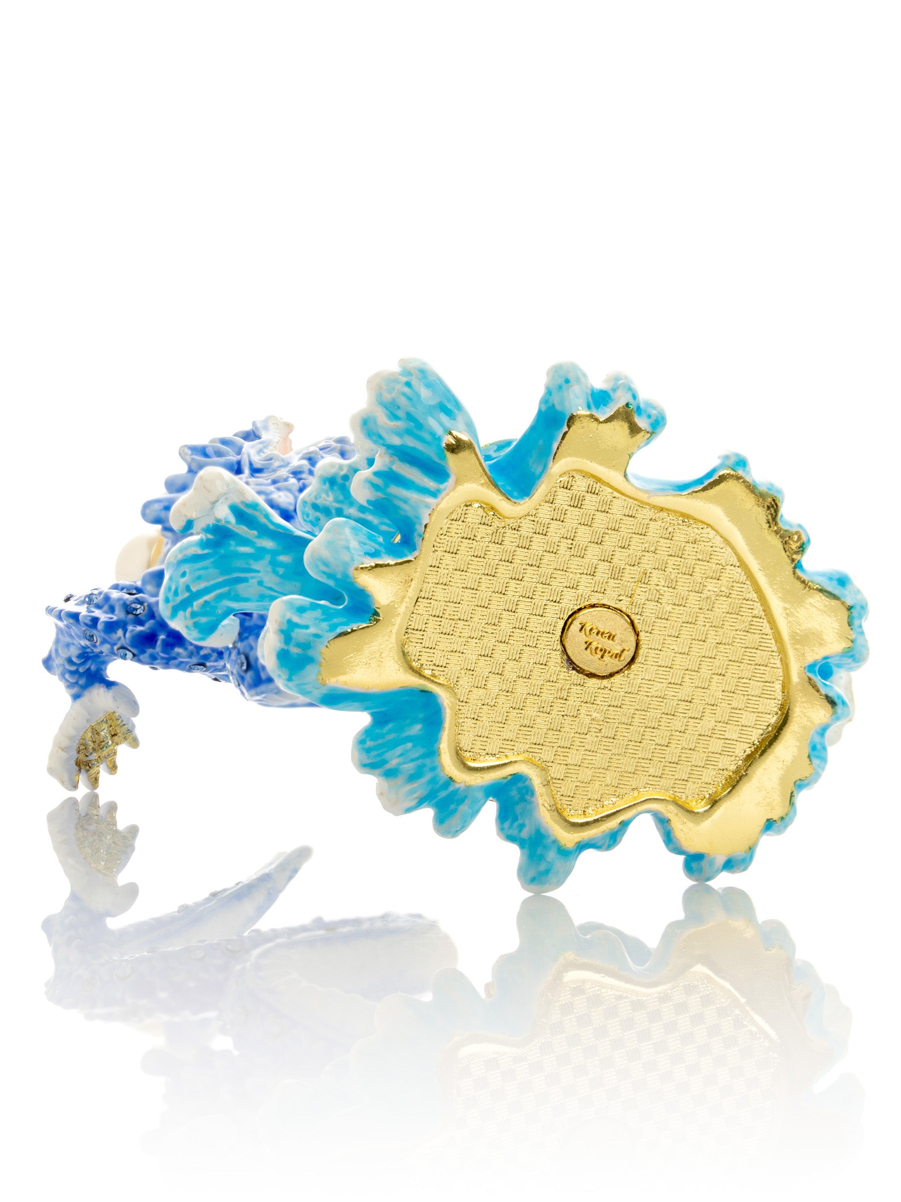 Keren Kopal Blue Chinese Dragon on Ocean sea waves water