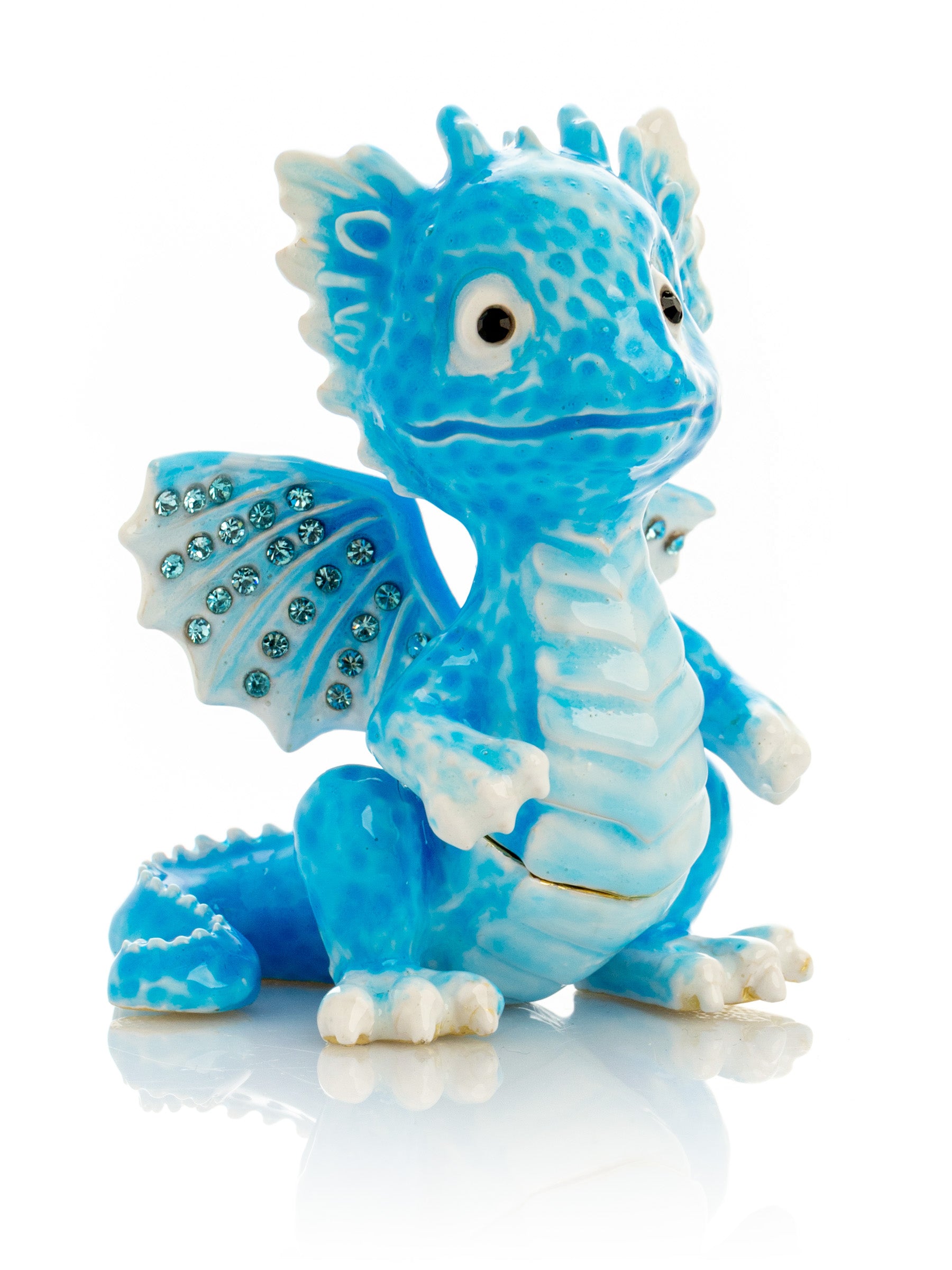 Keren Kopal Cute Blue Chinese Dragon