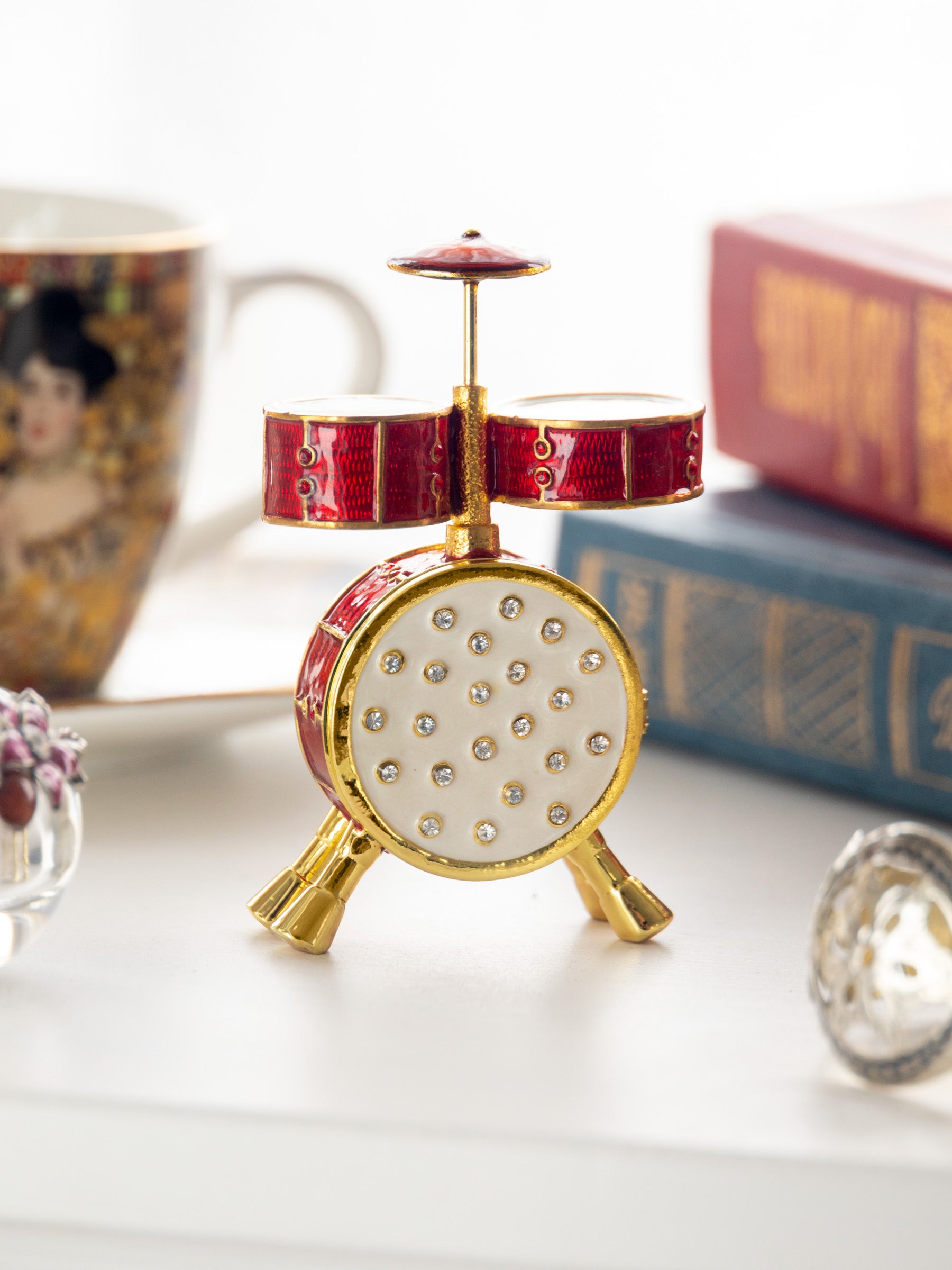 Keren Kopal Drum Set Trinket Box