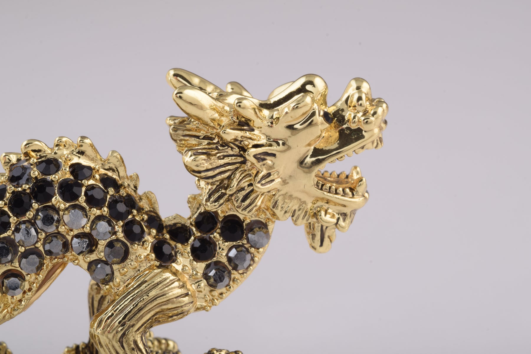 Keren Kopal Golden Dragon with Black Crystals