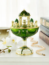 Keren Kopal Garden Pavilion Design Cupola Fountain Green Egg Limited Edition of 250 Trinket Box