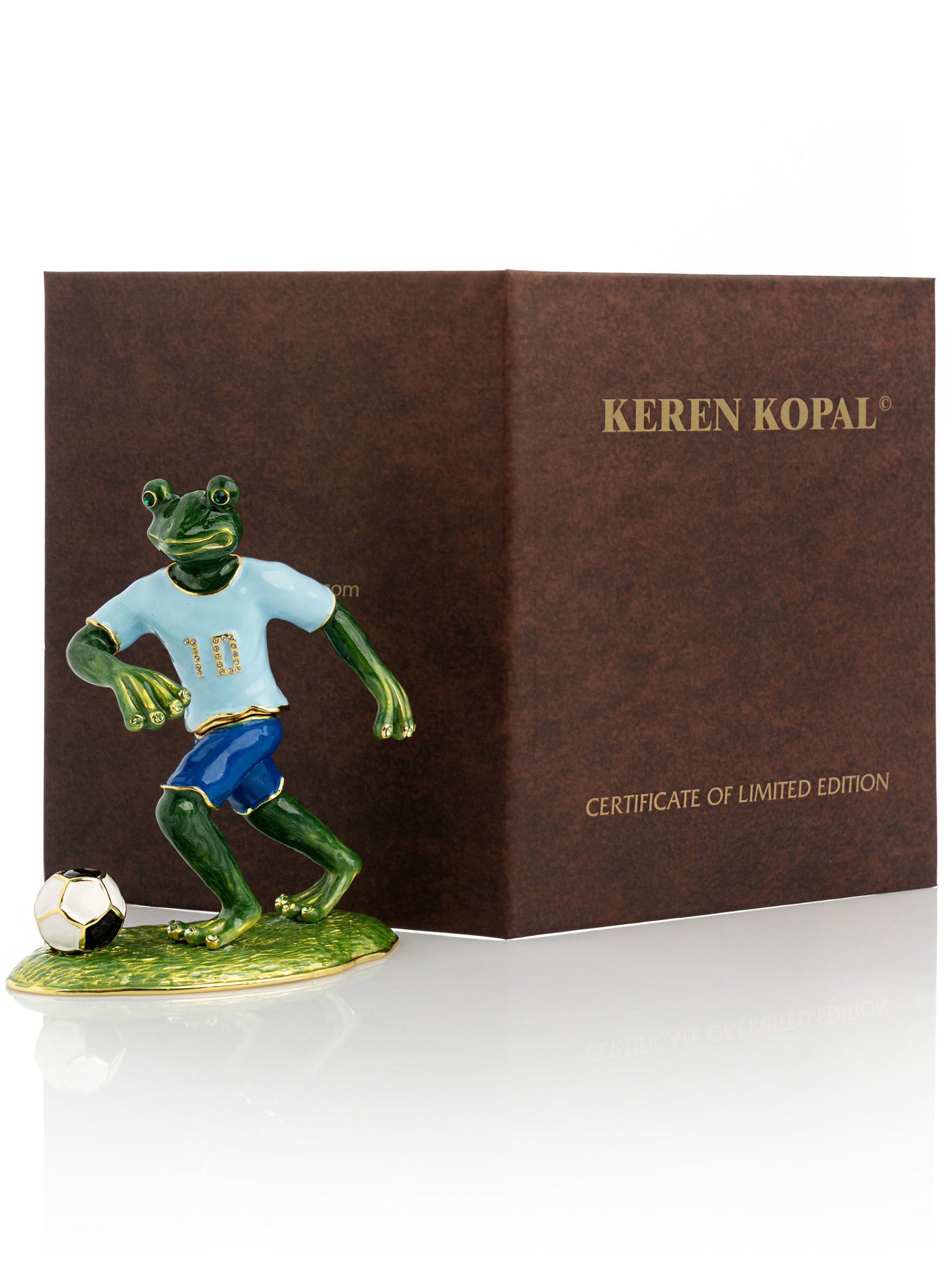 Keren Kopal Frog Playing Football