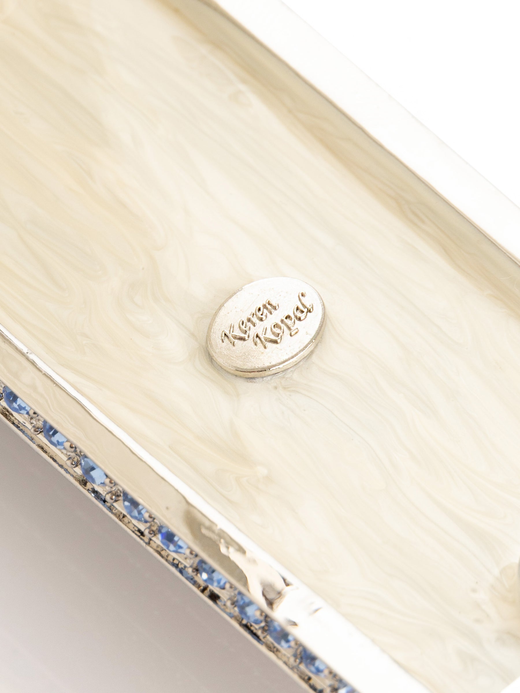 Keren Kopal Relaxing Frog Reading a book on Sun Lounger Trinket Box