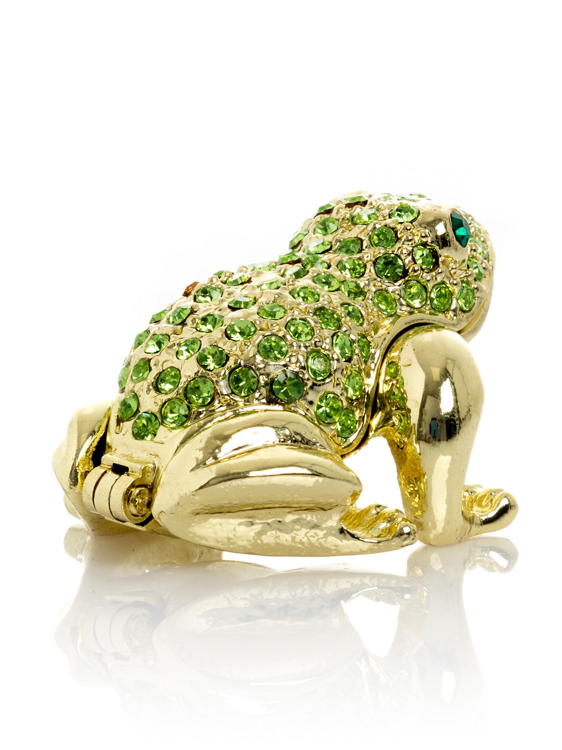 Keren Kopal Green and Gold Sitting Toad