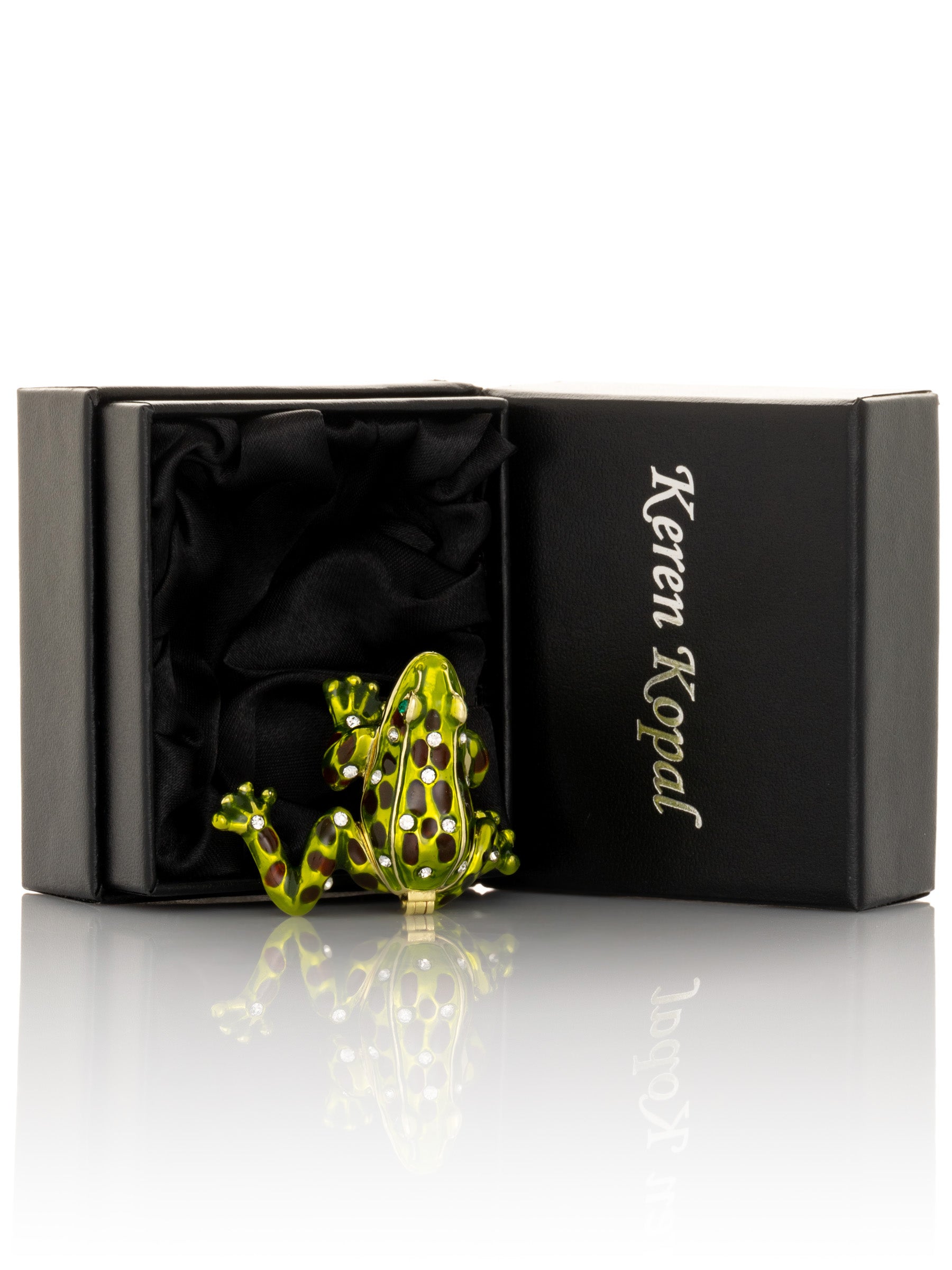 Keren Kopal Green Black Spotted Frog