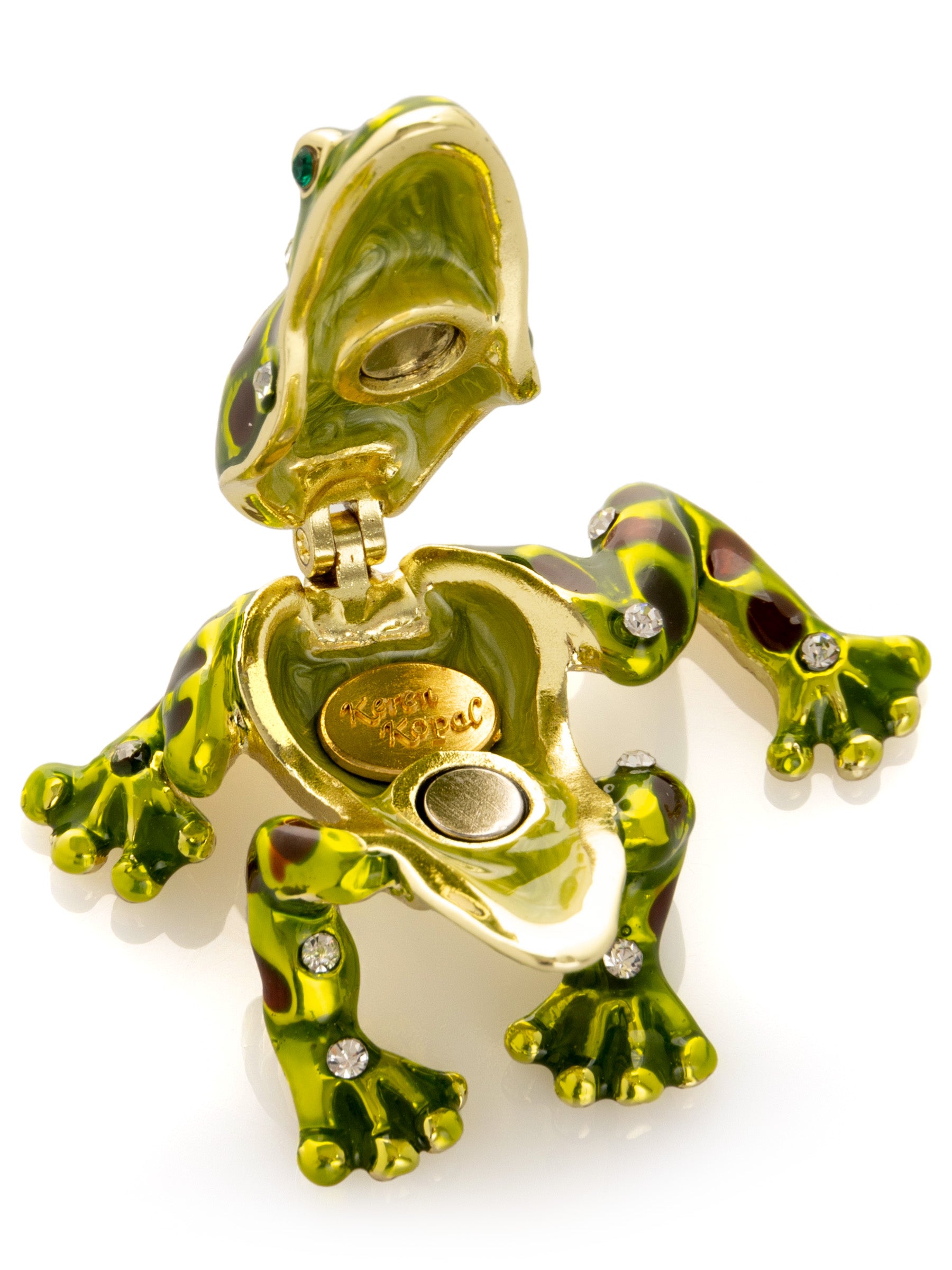 Keren Kopal Green Black Spotted Frog