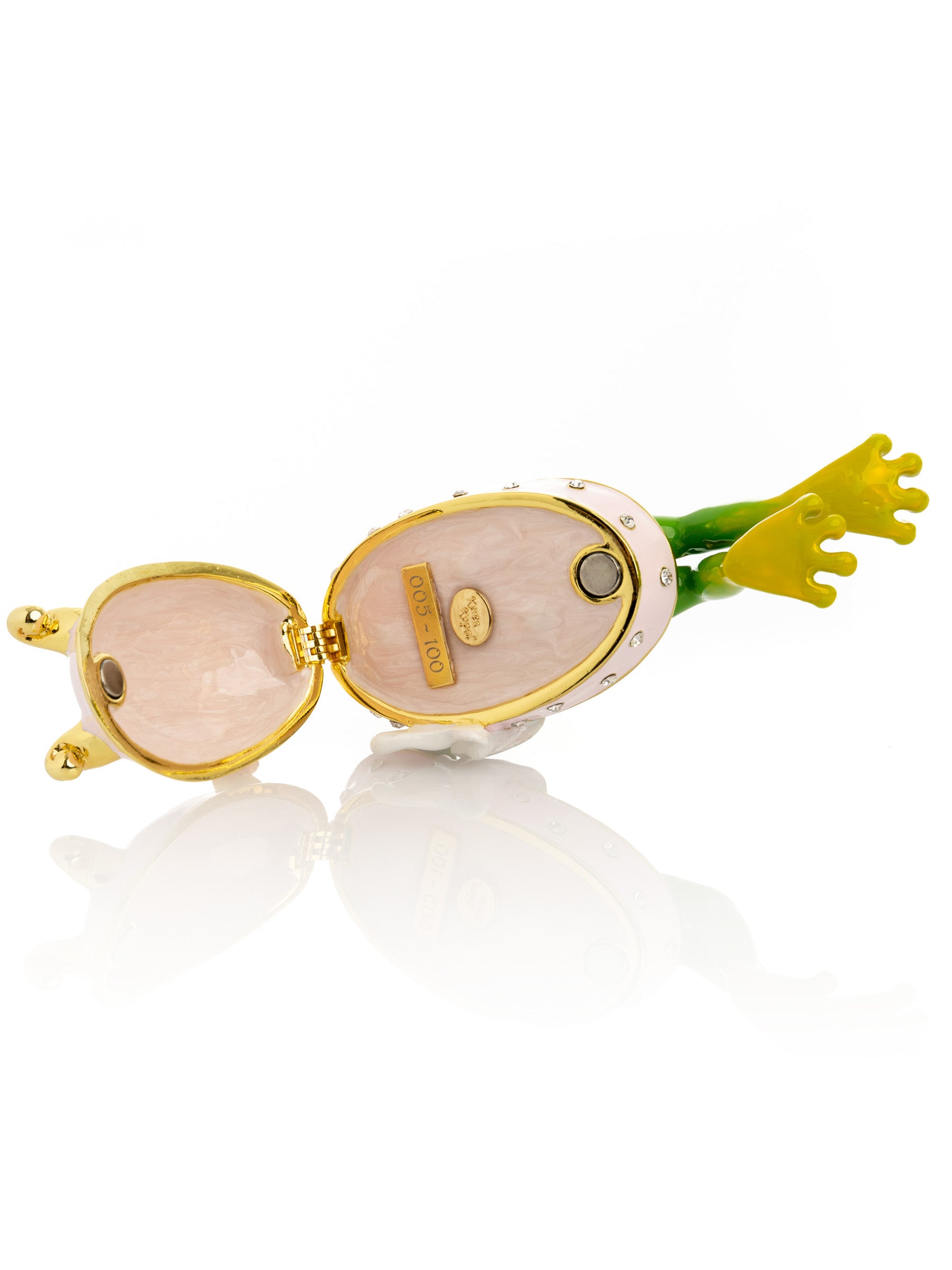 Keren Kopal Frog In Bathtub Trinket Box