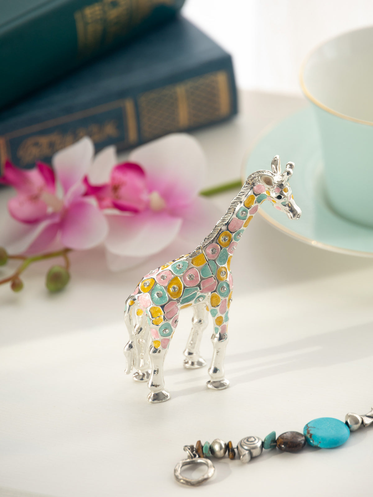 Keren Kopal Colorful Giraffe Trinket Box