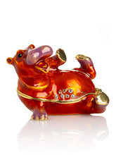 Keren Kopal Happy Hippo Laying on His Back