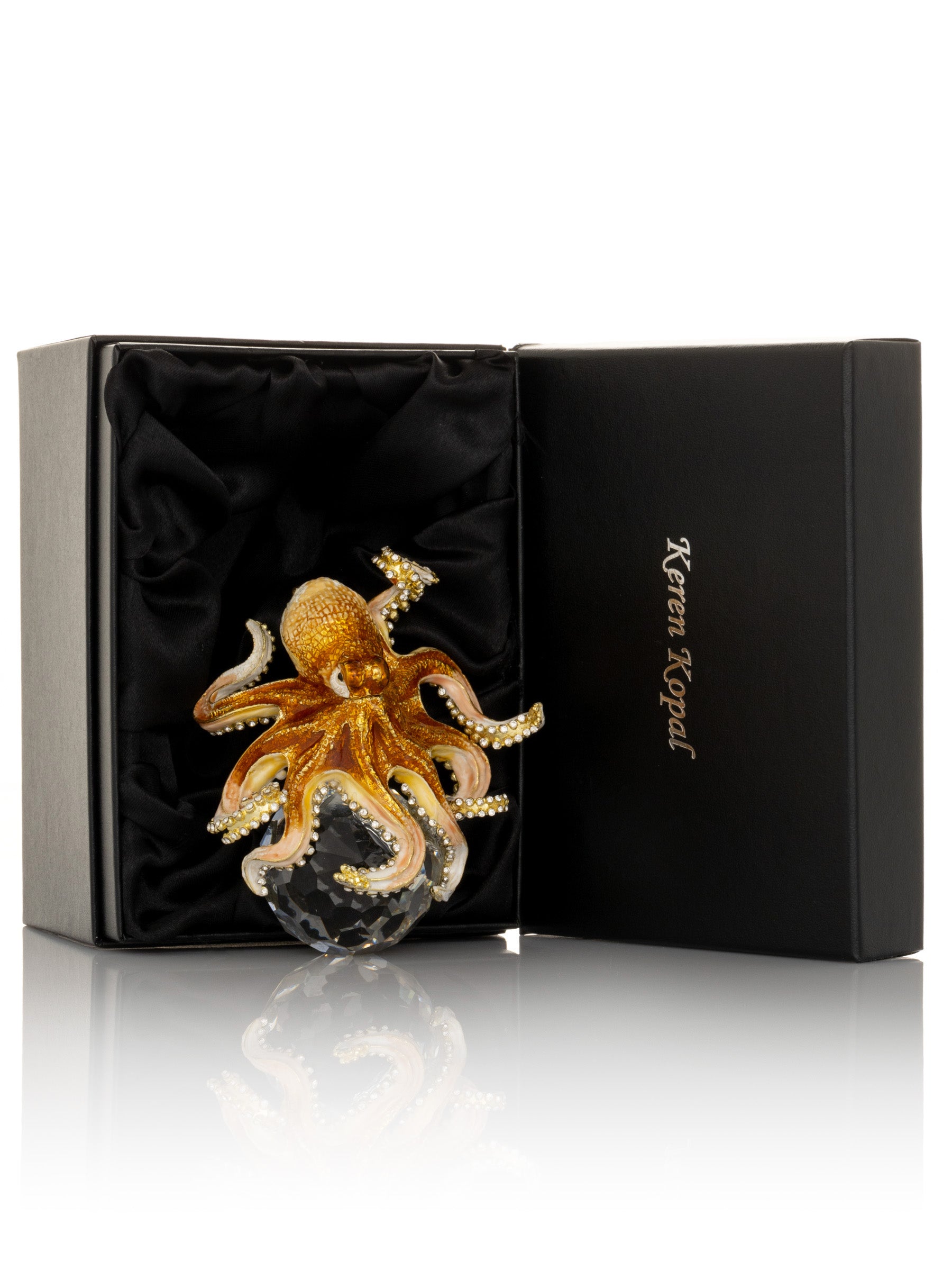 Keren Kopal Crystal Apple with an Octopus