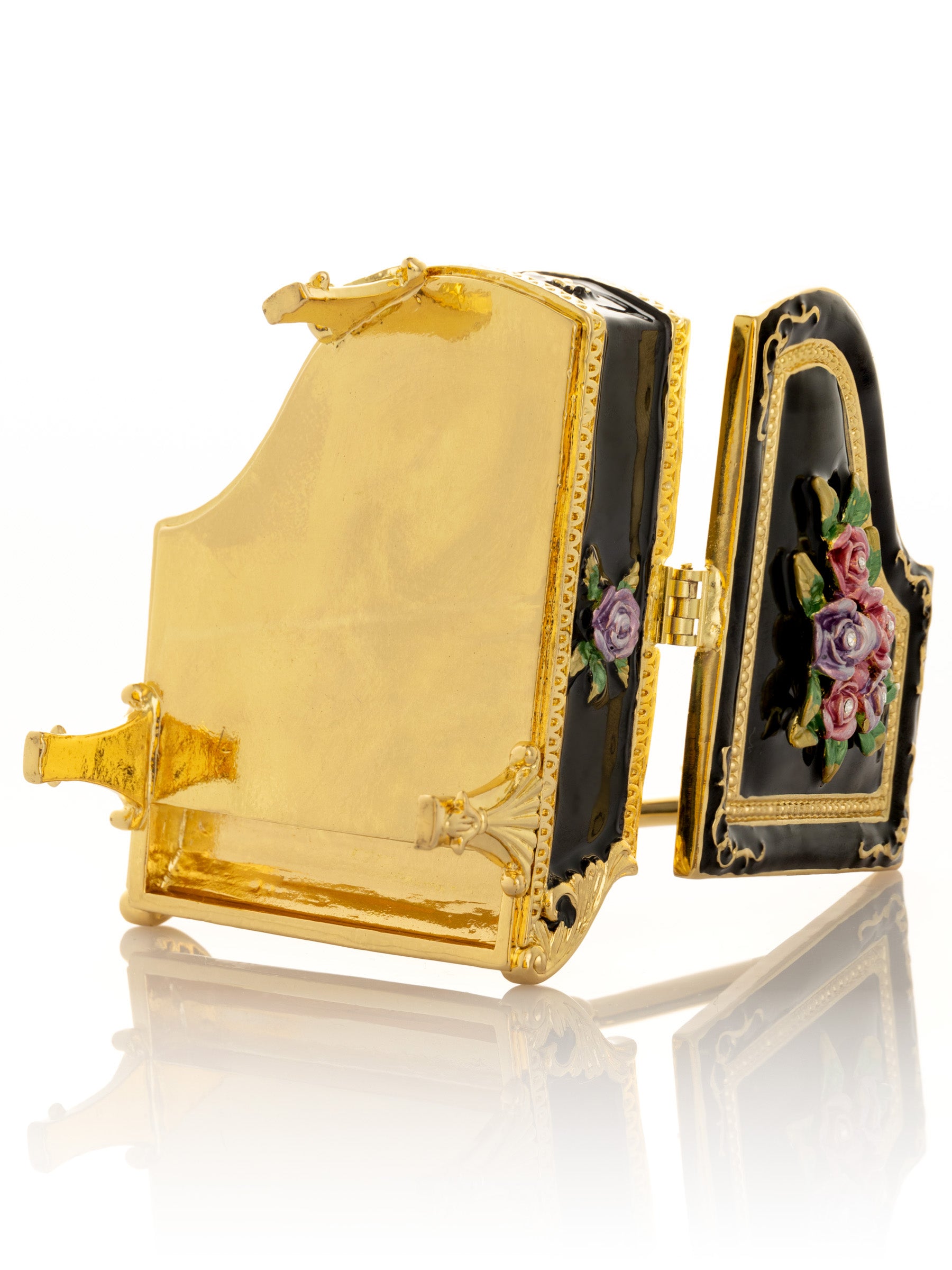 Keren Kopal Black Piano with Flowers