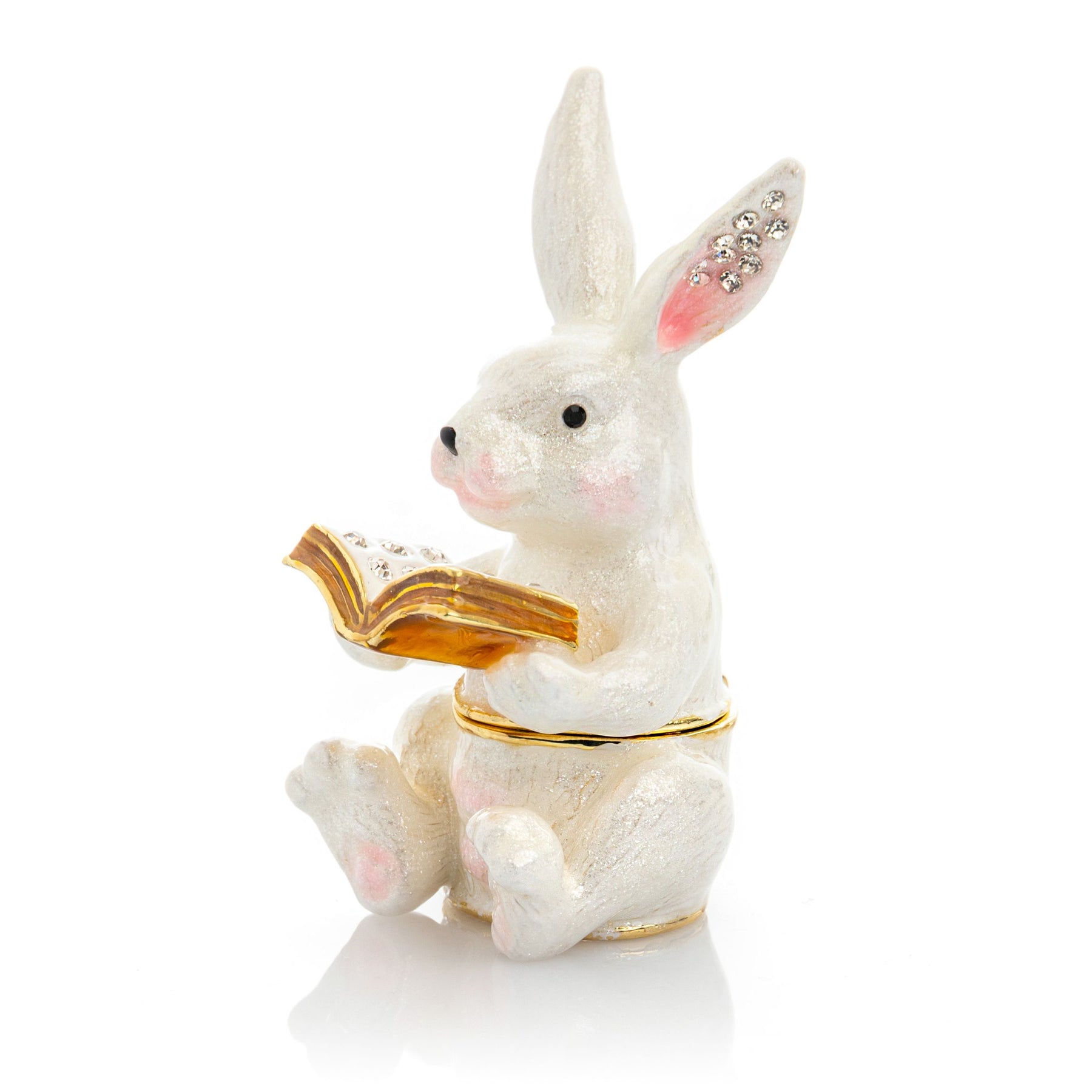 Keren Kopal bunny Sitting and Reading a Book