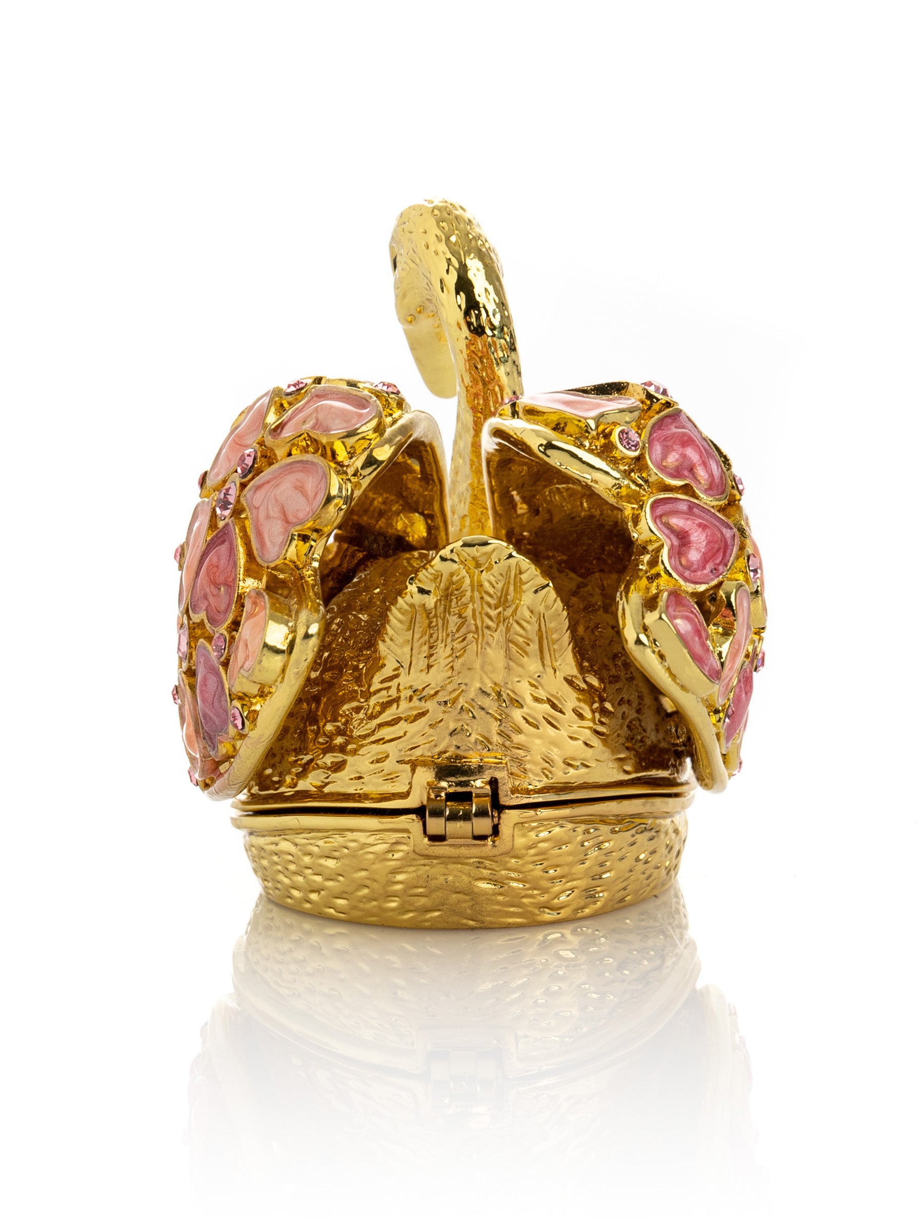 Keren Kopal Golden Swan with Hearts