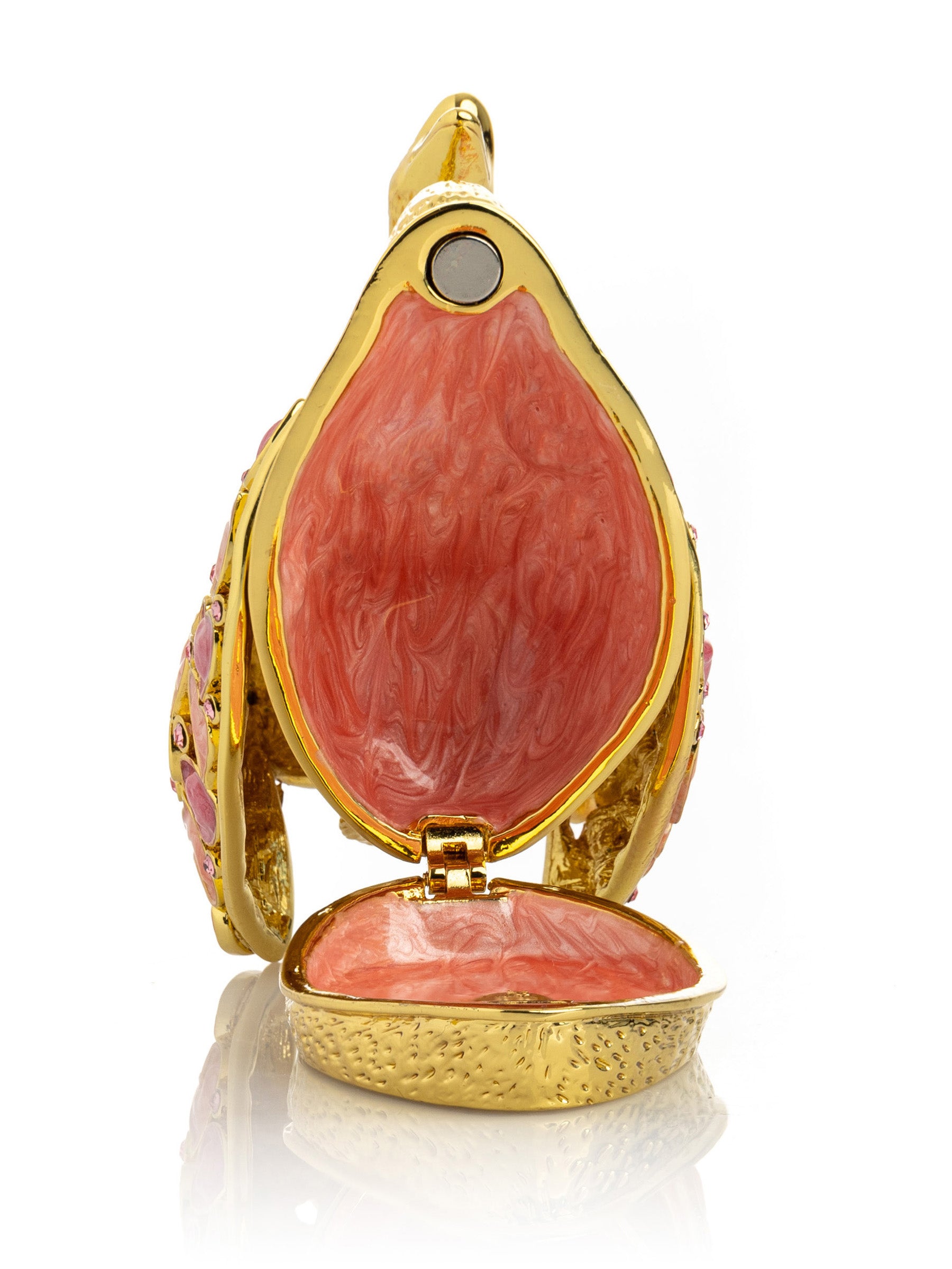 Keren Kopal Golden Swan with Hearts