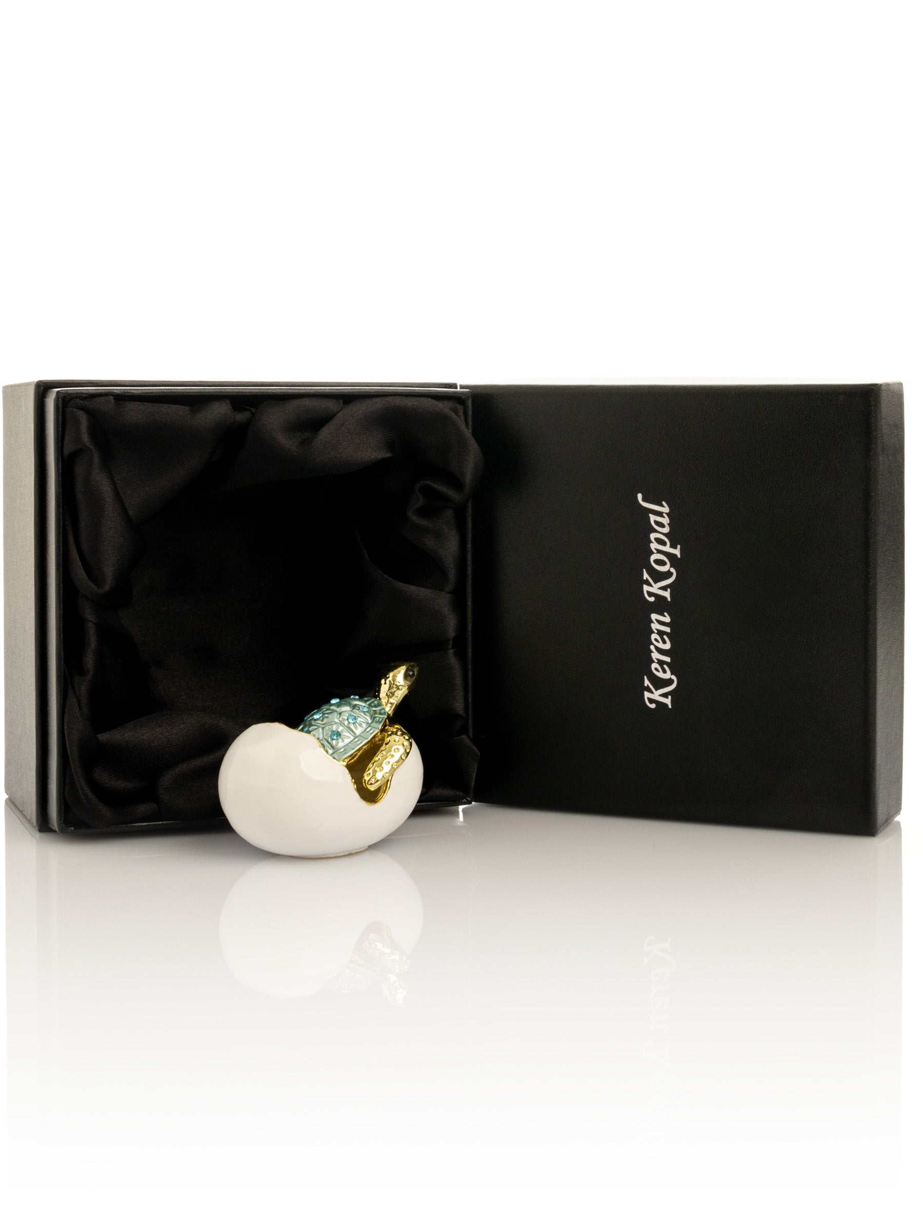 Keren Kopal Turtle hatching from an egg