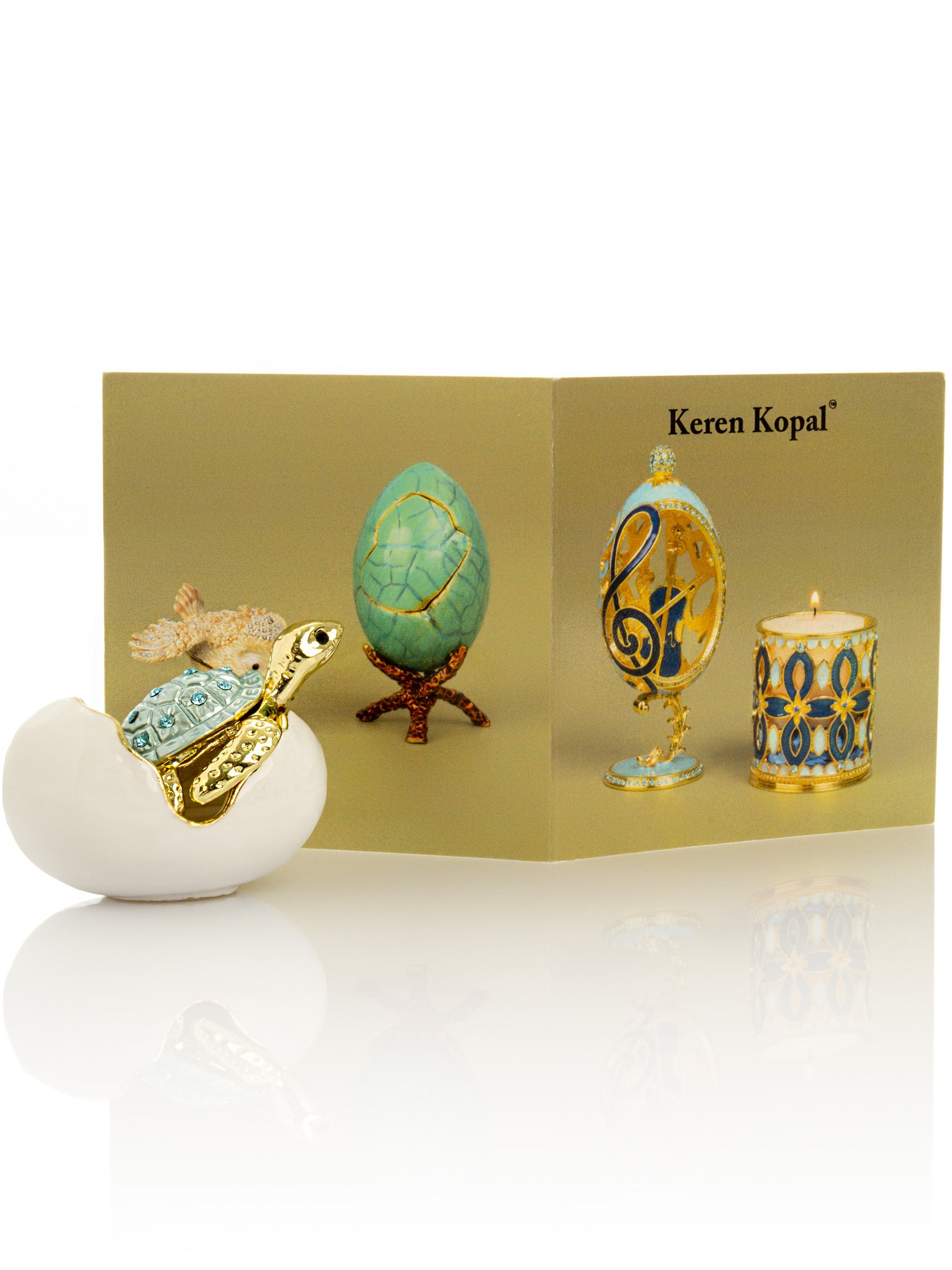 Keren Kopal Turtle hatching from an egg