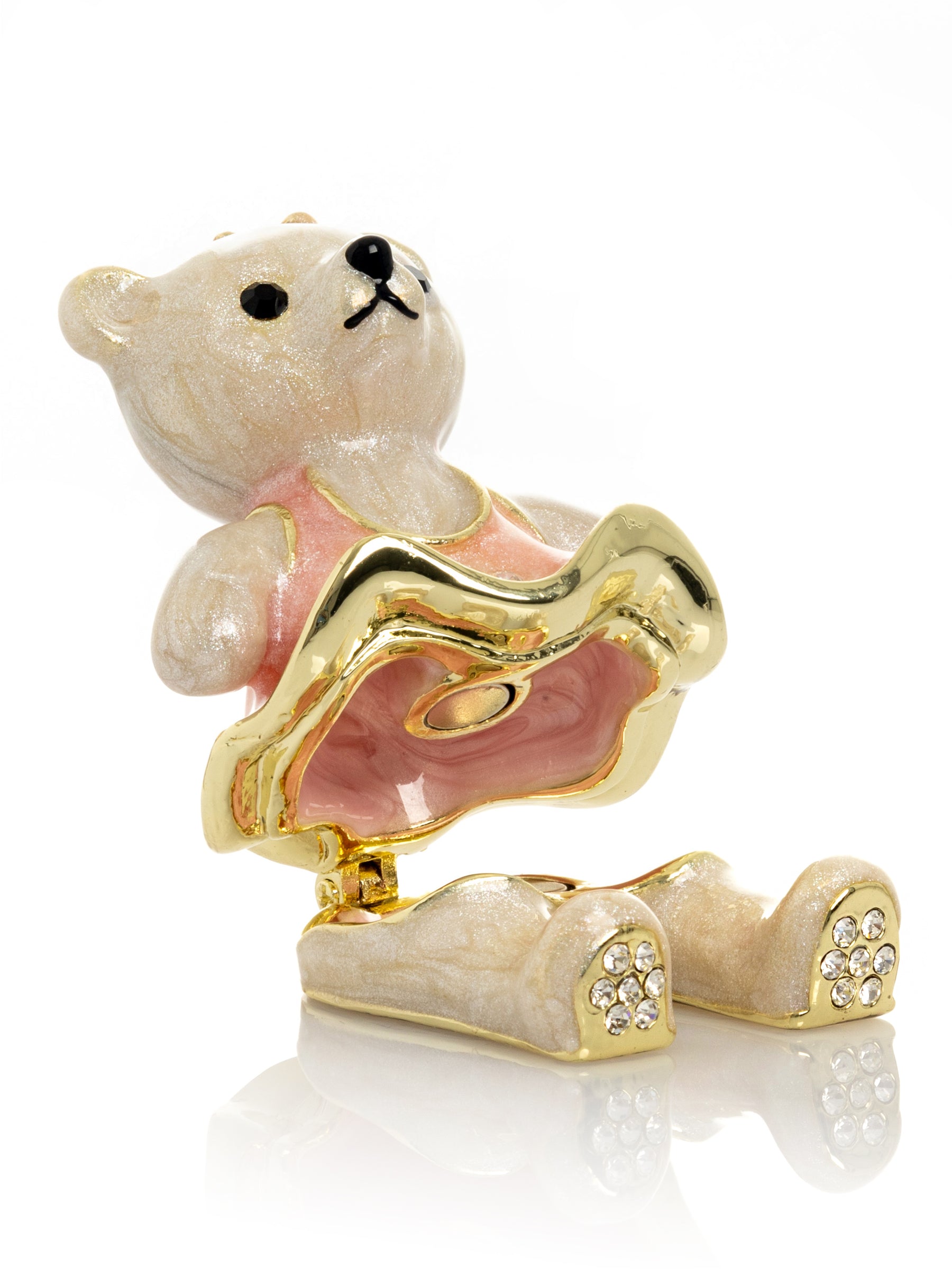 Keren Kopal Teddy Bear with Pink Dress