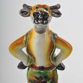 Keren Kopal Standing Bull with Green Pants
