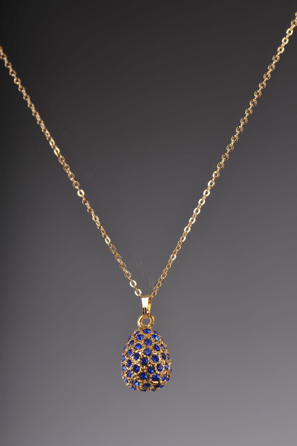 Keren Kopal Blue Egg Pendant Necklace