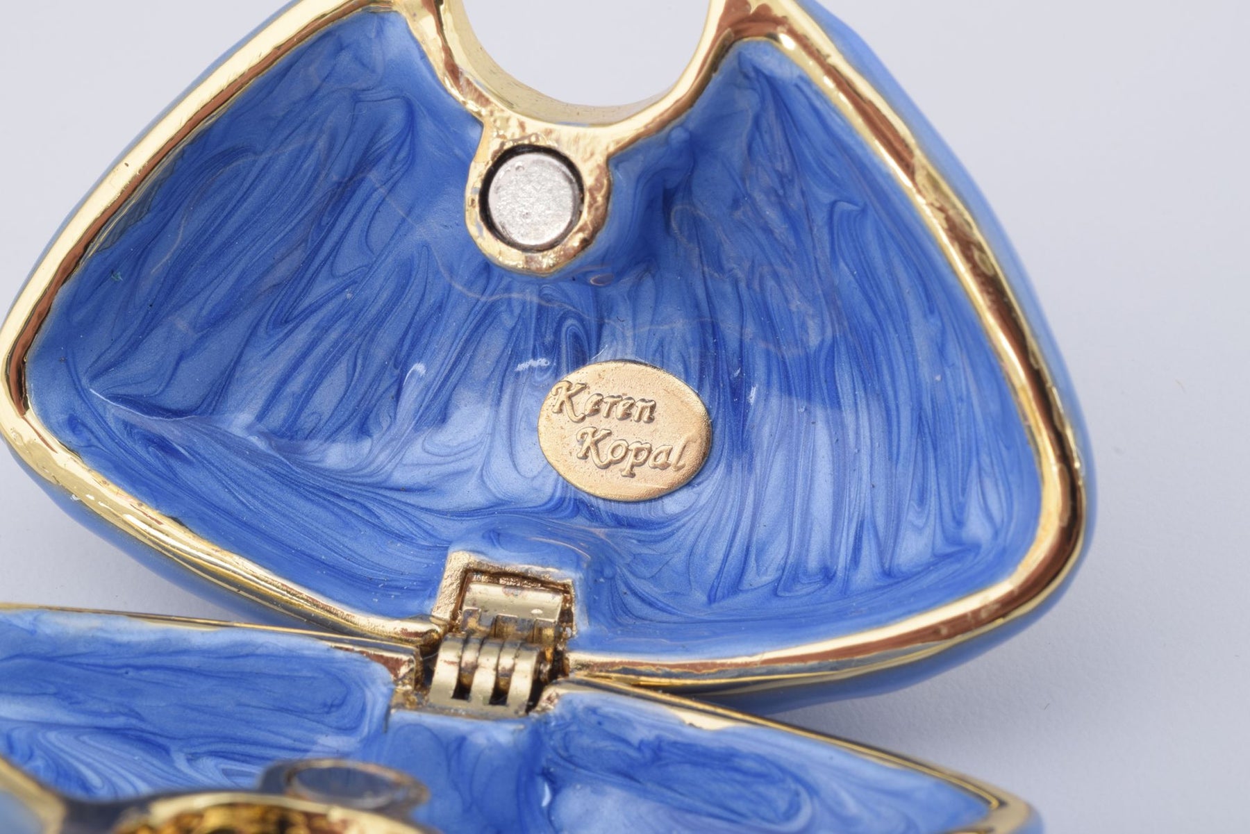 Keren Kopal Blue Woman Purse Box