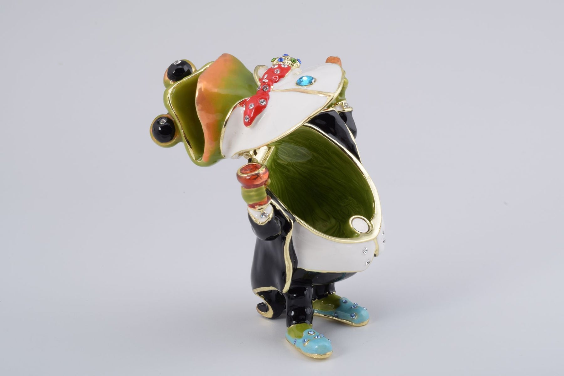 Keren Kopal Business Frog Holding a Cigar