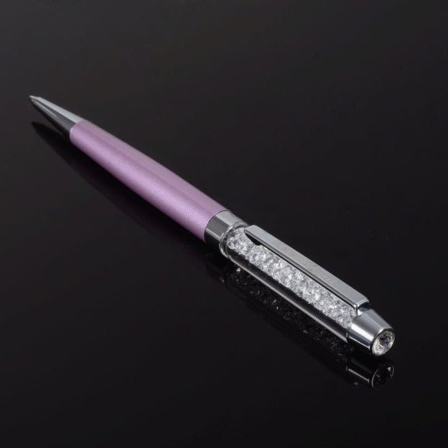 Keren Kopal Purple Pen with Swarovski Crystals
