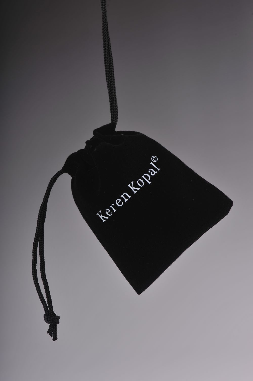 Keren Kopal Black Egg Pendant Locket Necklace