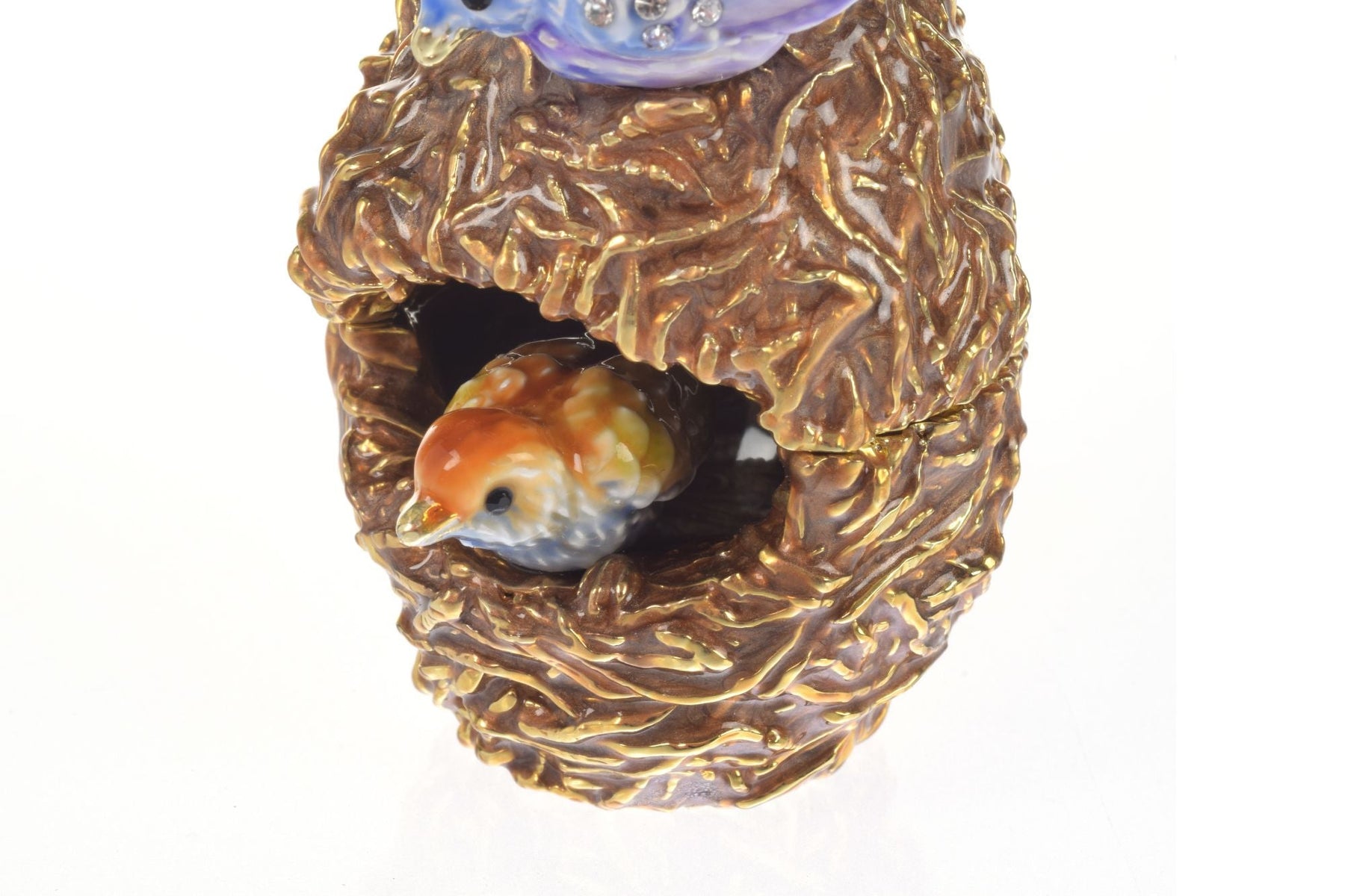 Keren Kopal Two love Birds in a nest Trinket Box